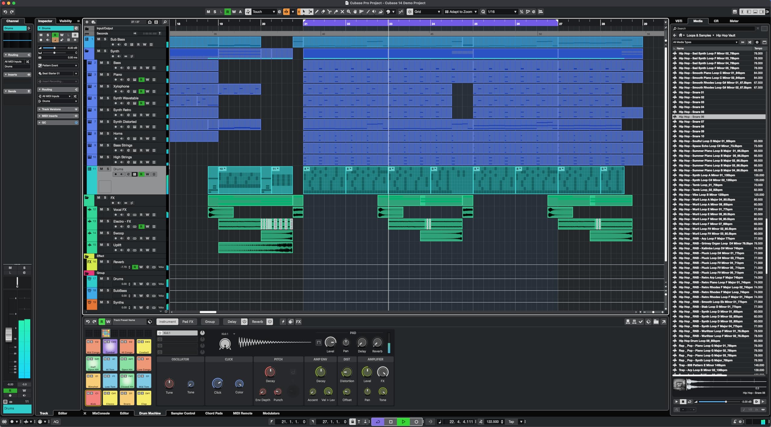 Steinberg Cubase Pro 14 Audio-MIDI-Sequenzer, Recording Software für Studioanwendungen oder Home Recording | 1 Gerät | 1 Benutzer | Aktivierungscode per Email