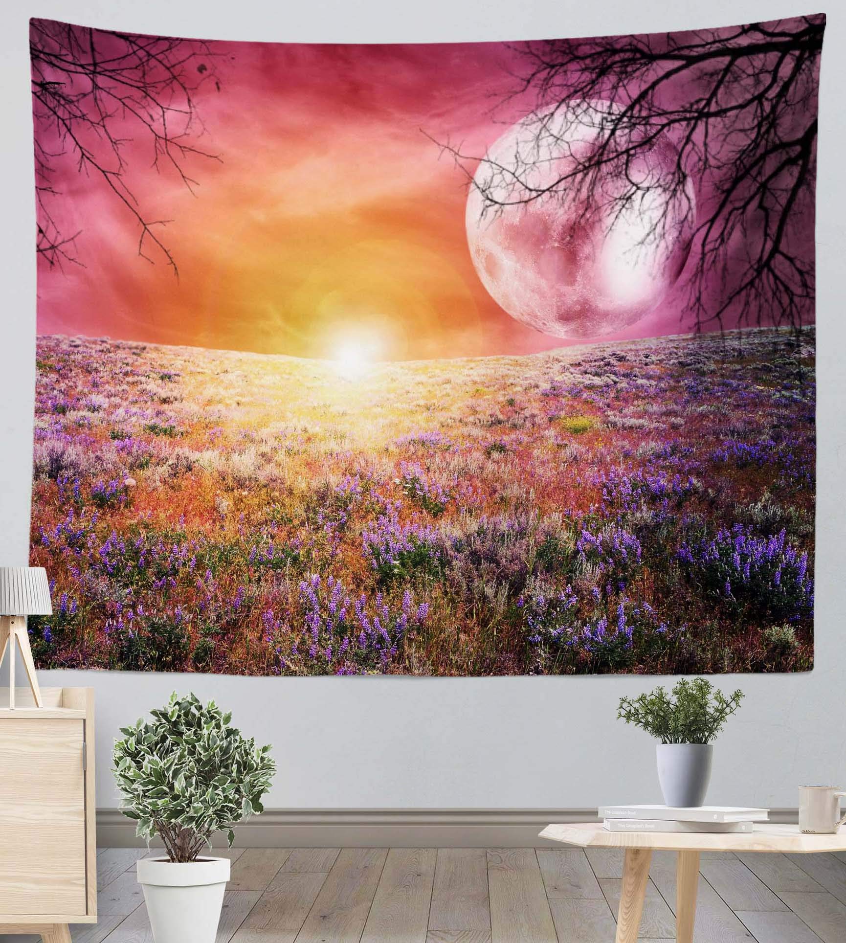 OliveSleep Tapestry Lavender Dream Wall Hangings,Art Decor Home Dorm,Living Room,Bedroom Tapestries(Multi 30,130x150cm)