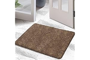 Microfiber Door Mat Indoor Entrance – Non-Slip, Super Absorbent, Low Pile, Entryway...