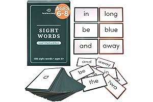 100 Sight Words Flashcards for Reading Proficiency | Develop Phonemic Awareness & Vocabulary