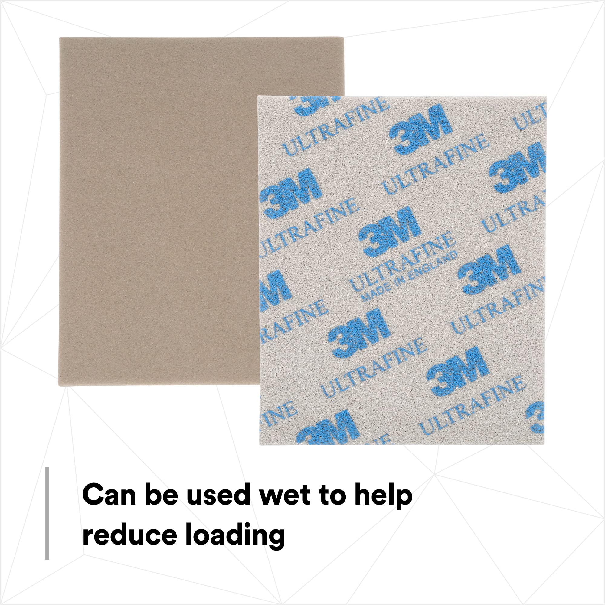 3M Softback Sanding Sponge 02601, 4 1/2 x 5 1/2 in, 20 Pack, Ultrafine Grit, Fast Cutting