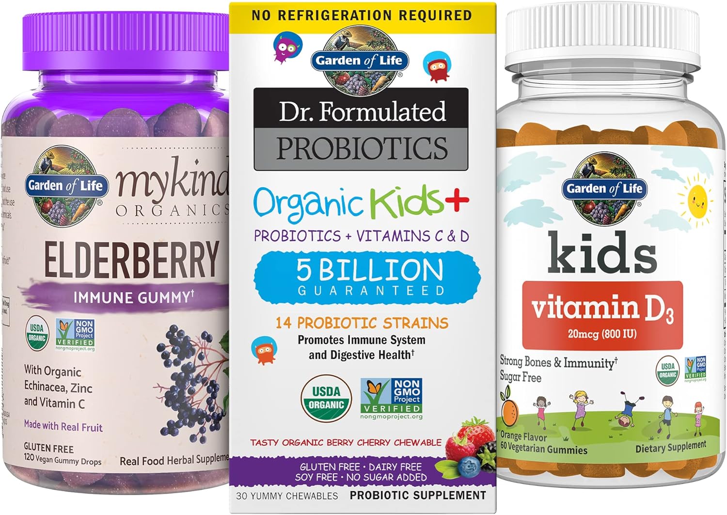 Garden of Life Immune Support Bundle mykind Organics
