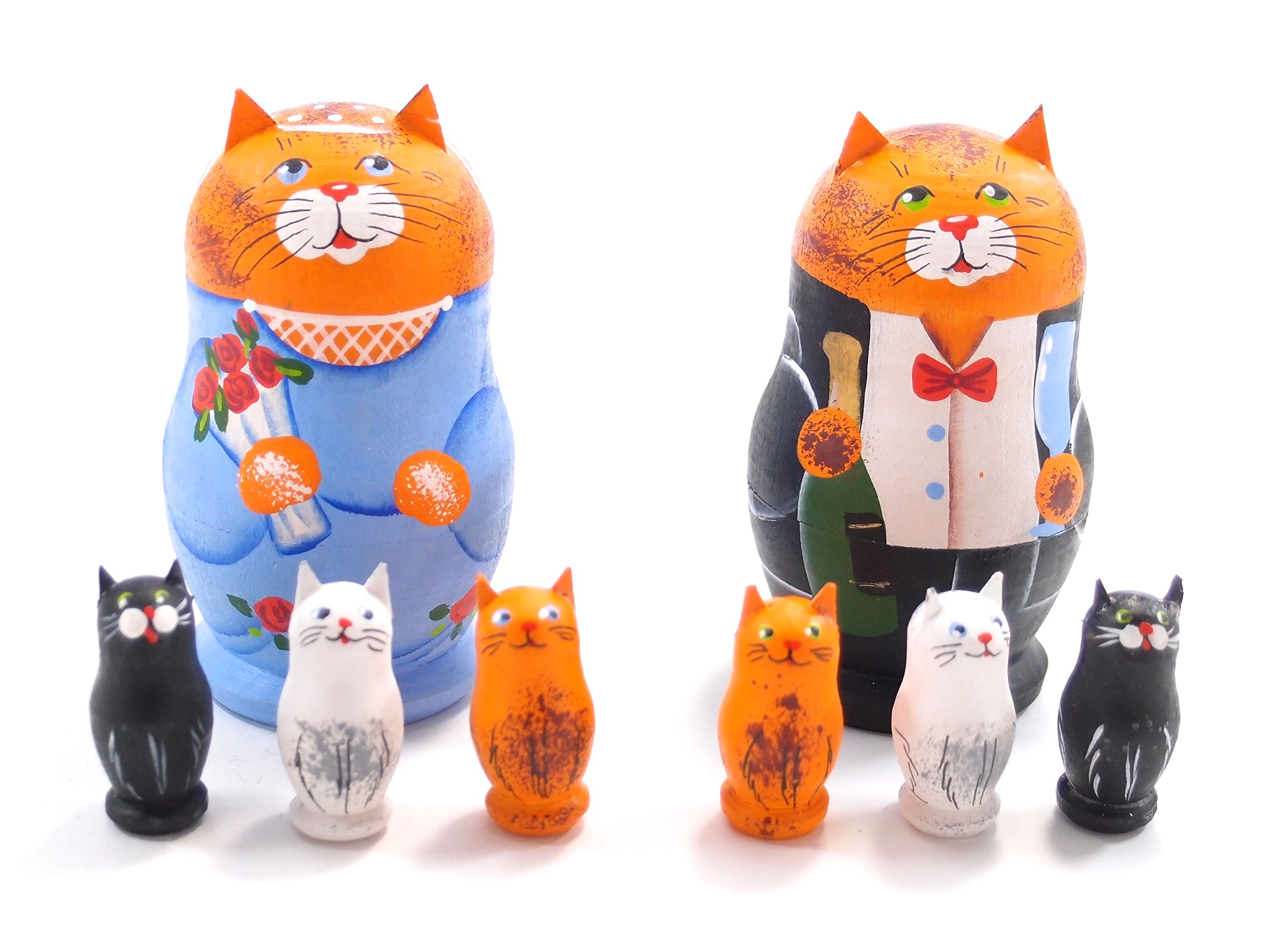 Amazon.co.jp: マトリョーシカ 数遊び 1個+3匹 「ウェディング