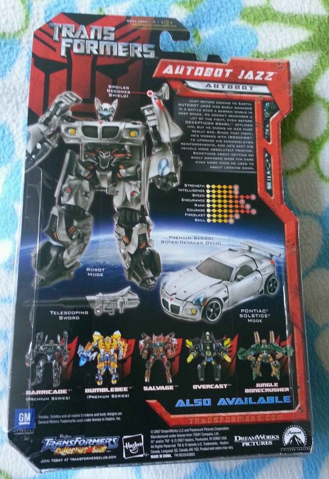 TRANSFORMERS AUTOBOT JAZZ プレミアムシリーズ Premium Series: Autobot Jazz Transformers Movie Delux Action