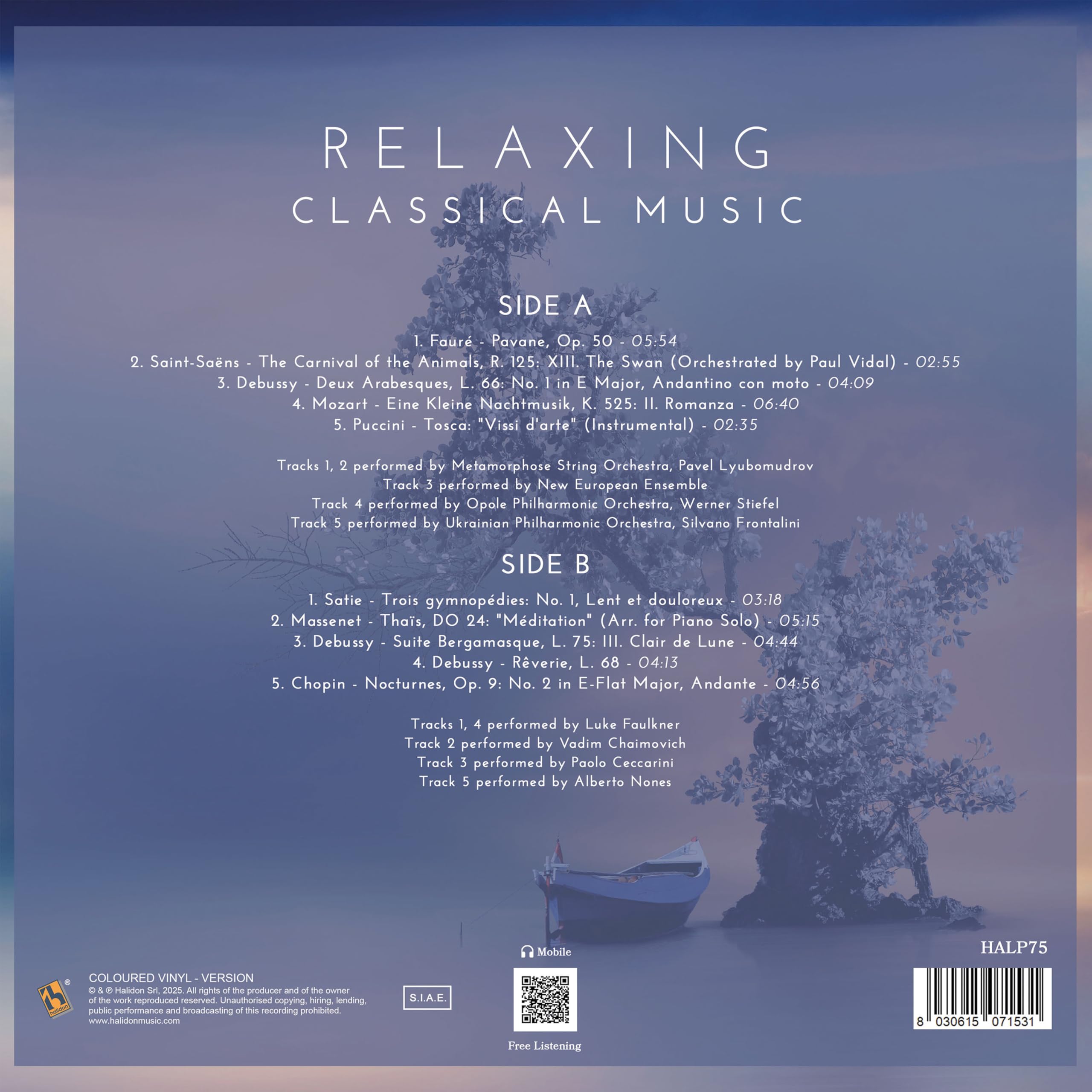 Musica Classica Rilassante, Vinile Colorato