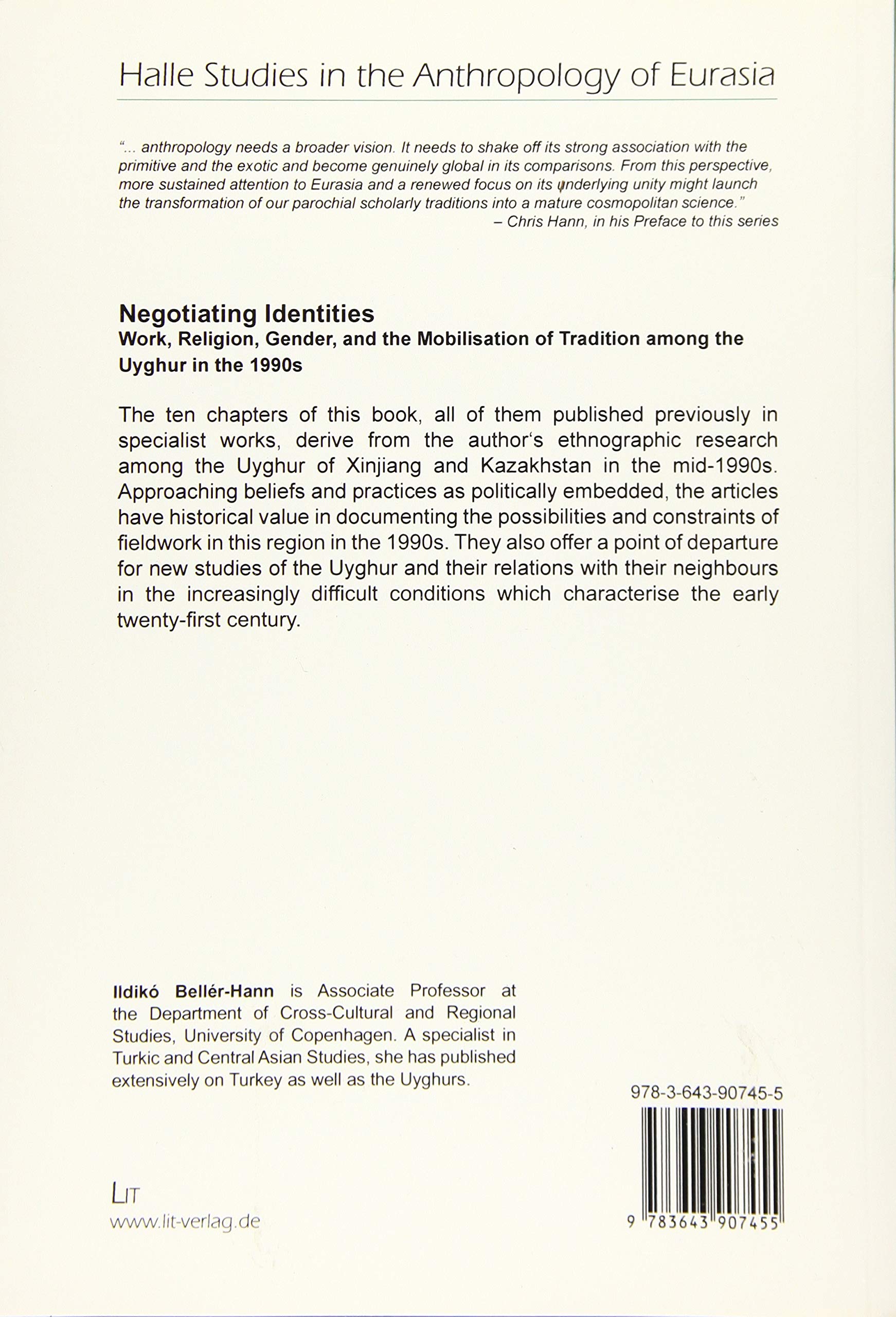 Negotiating Identities: Work, Religion, Gender, and the Mobilisation of Tradition among the Uyghur in the 1990s (31)