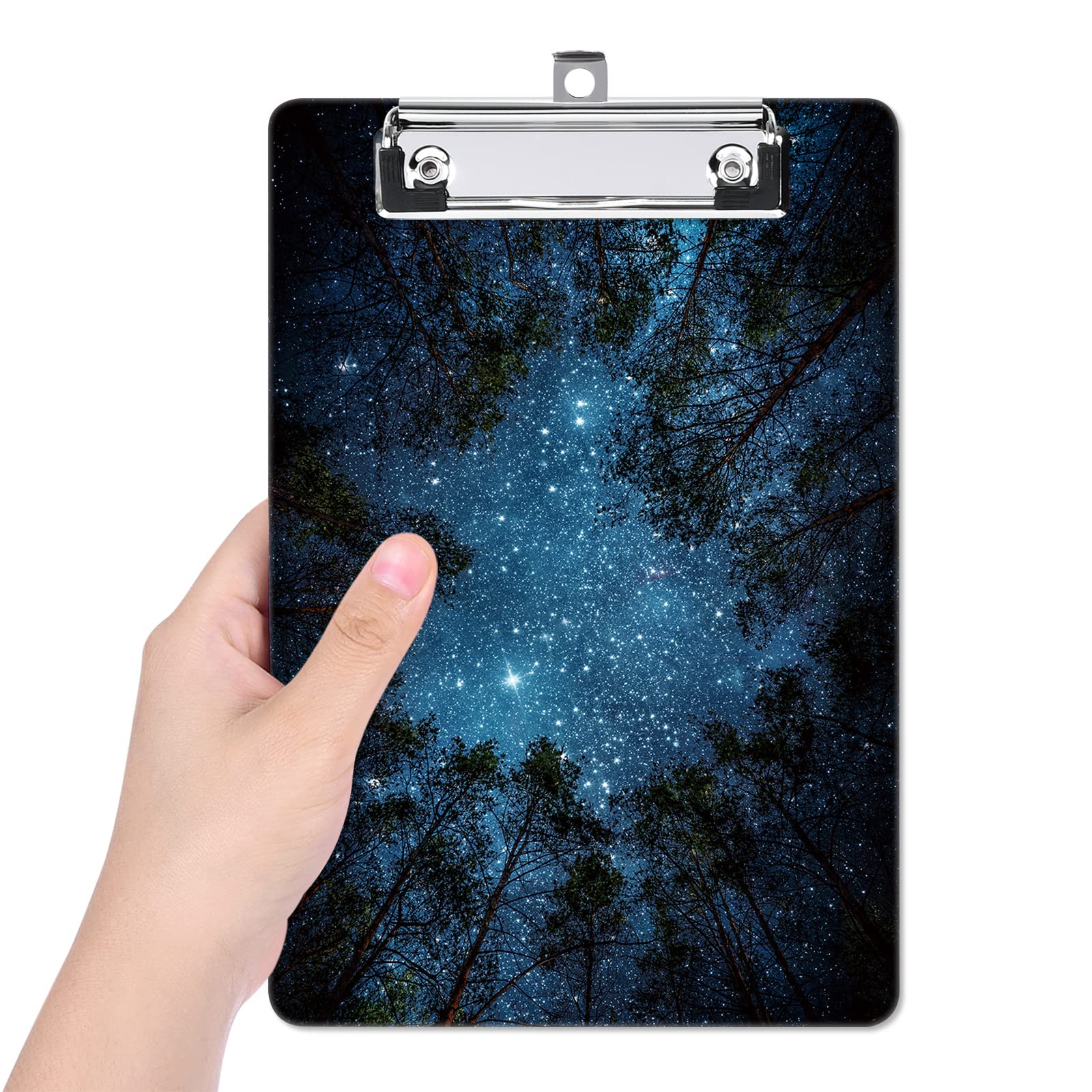 Small Plastic Clipboard 6 x 9 in, Standard A5 Size Fashion Clip Board