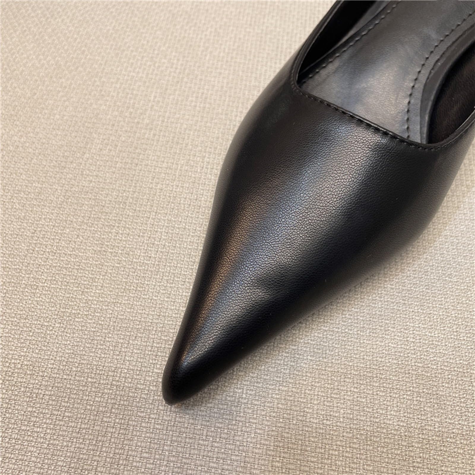 Amazon.com: CPMBFDC Women's Slingback Kitten High Heels Pointed