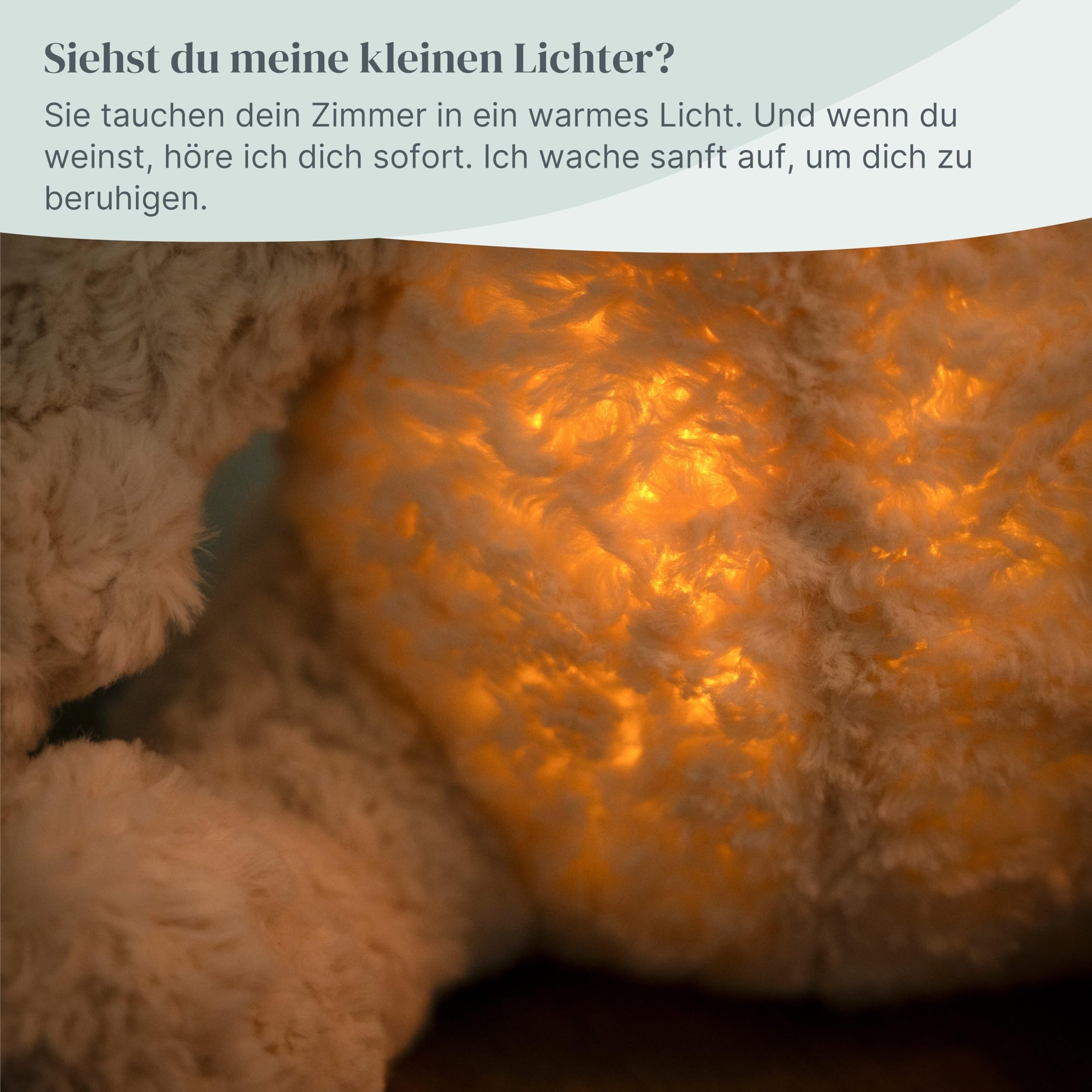 Baby's Only - Bo das Teddybär - Einschlafhilfe - Spieluhr Baby mit White noise - Kuscheltier mit Weinsensor - Baby erstausstattung - Geschenk zur geburt - Baby & Neugeborene - Taupe