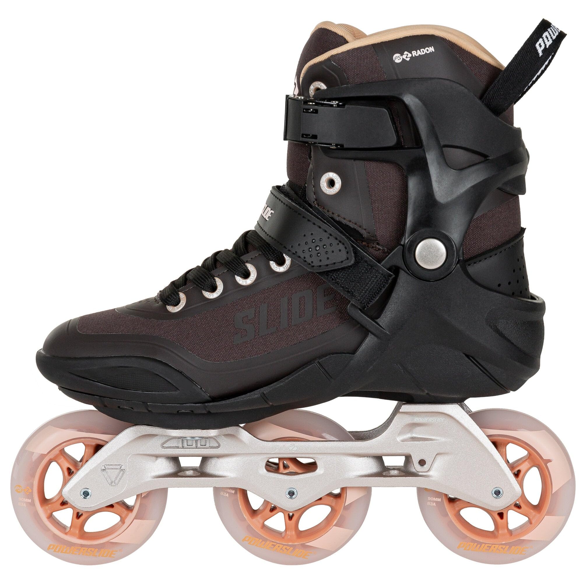 Powerslide Inline Skate Phuzion Radon Bronze 90, für Fitness, für Damen und Herren