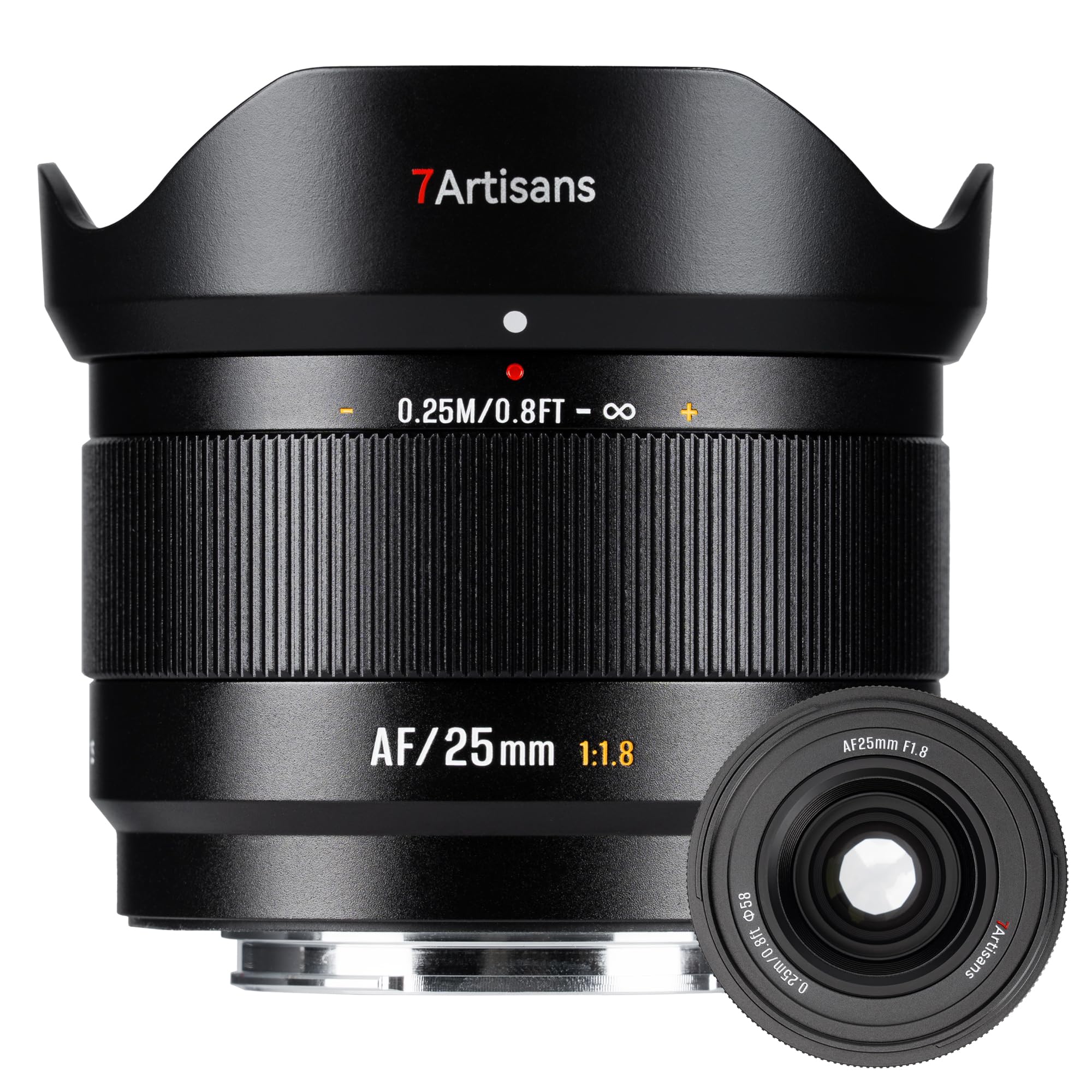 artisans 25mm F1.8 単焦点レンズ Amazon.com : 7artisans AF 25mm f1.8 APS-C Prime Lens for Fuji X