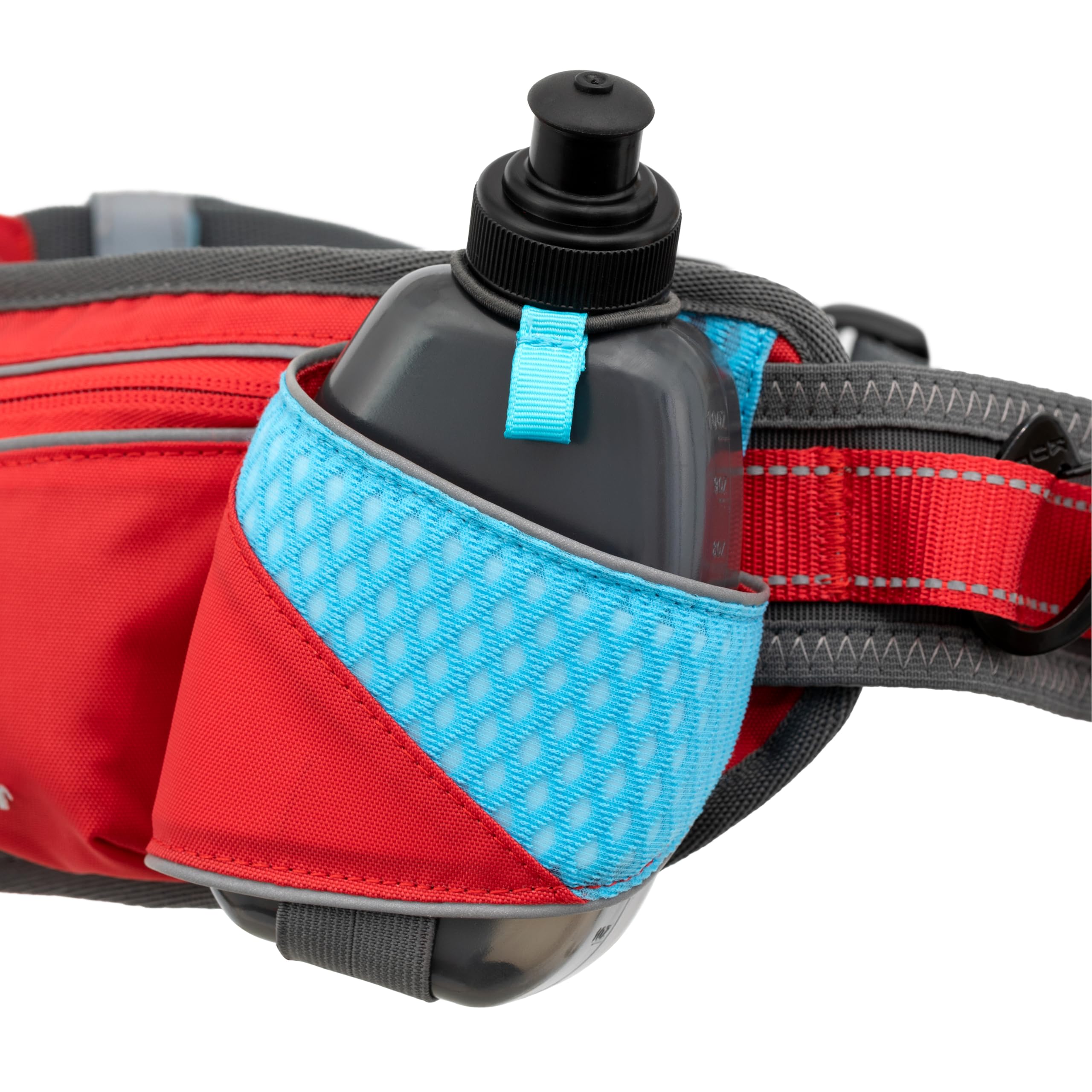 Kurgo Ceinture Mains Libres de Course, Ceinture de Promenade, réfléchissante, réglable, avec Une Bouteille d'eau, Course et randonnée