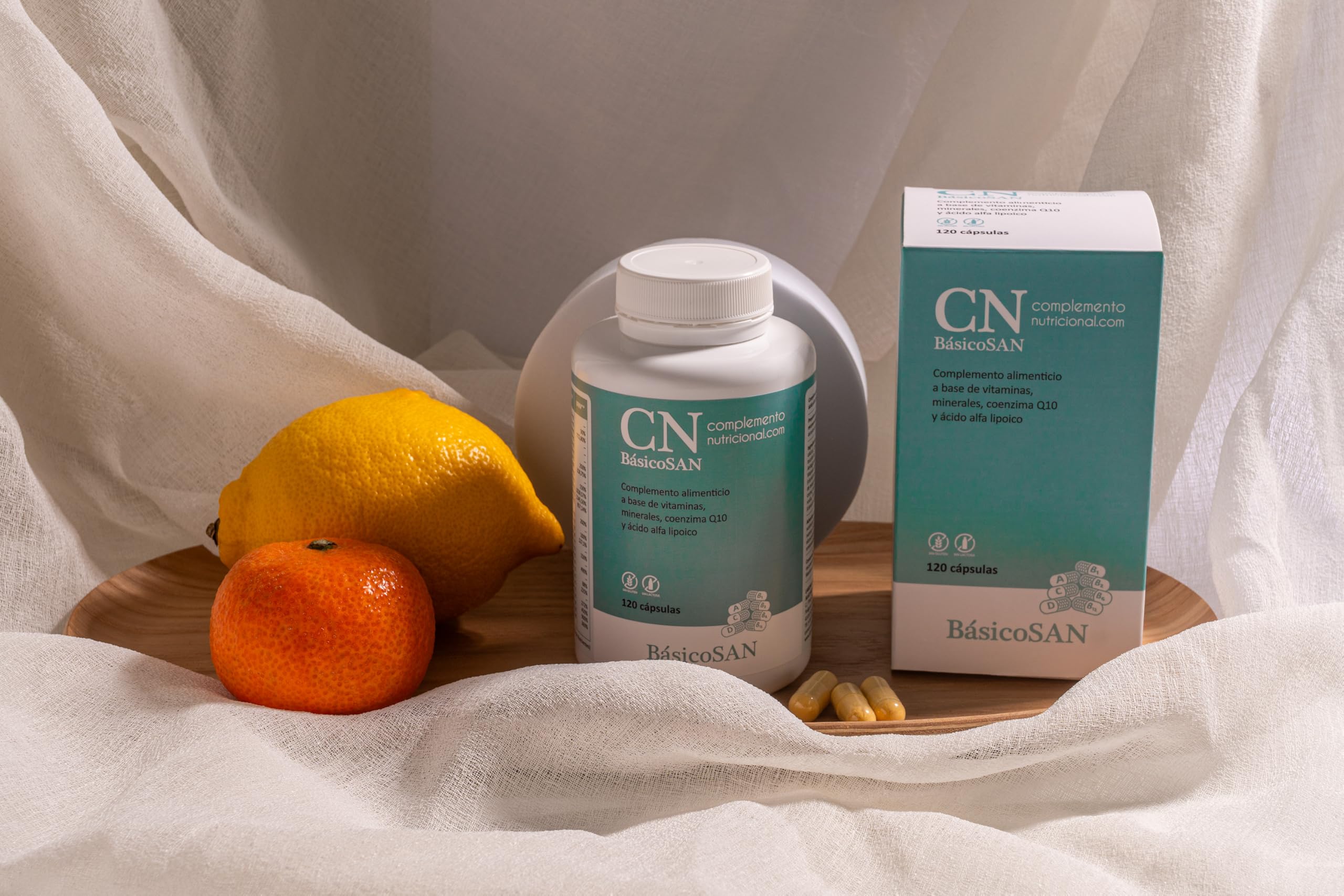 CN BÁSICO SAN complemento nutricional 120 cápsulas con vitaminas y minerales