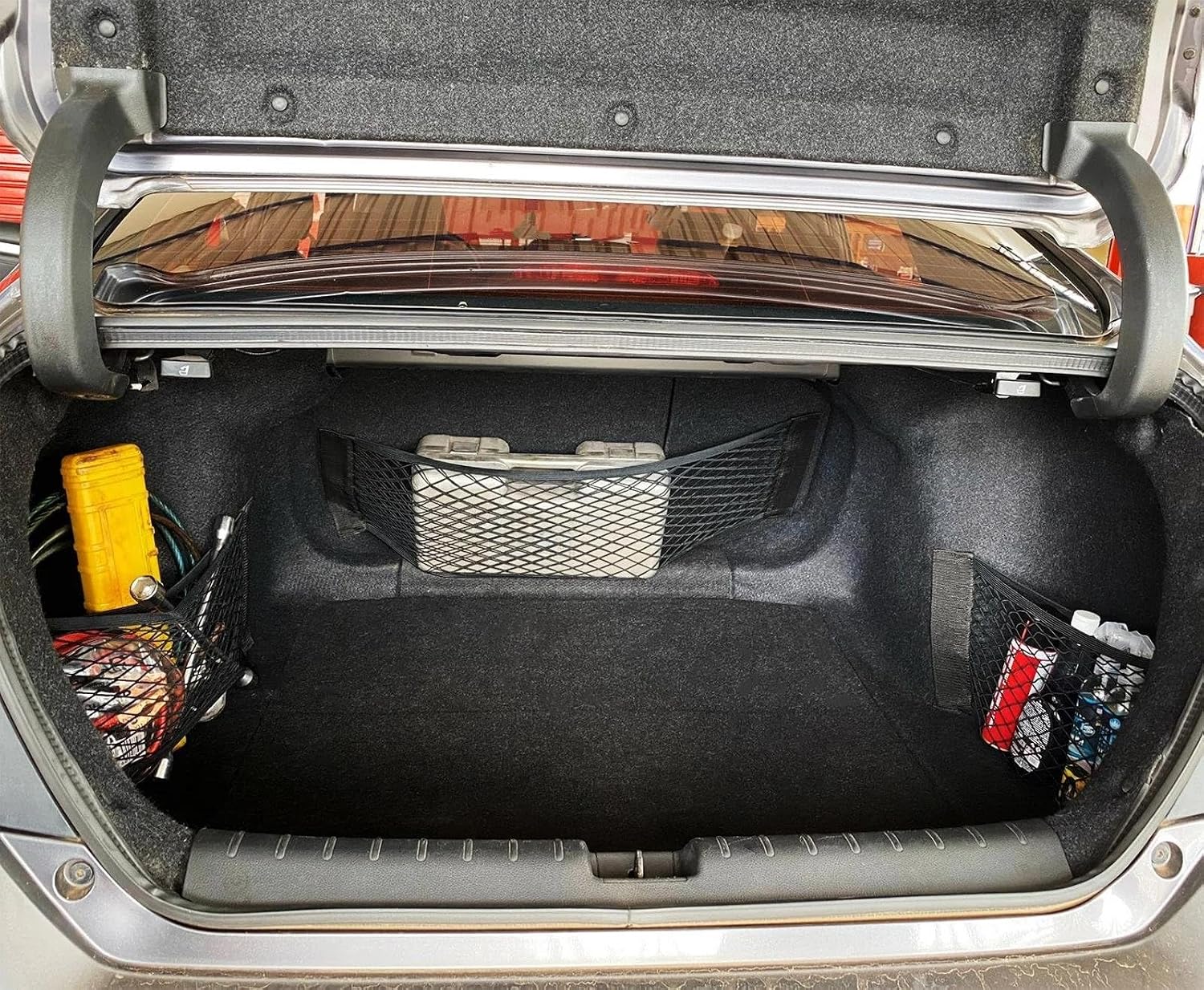 Car Nets Car Rear Cargo Trunk Storage Organizer Net Mesh For Toyota For RAV4 XA10 XA20 XA30 XA40 XA50 (Double Net)