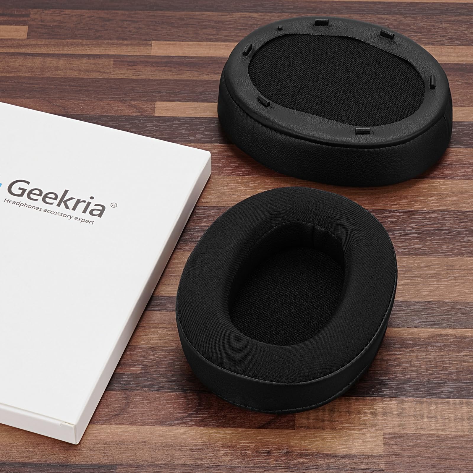 Geekria Sport Cooling-Gel Replacement Ear Pads for SONY WH-XB910N Headphones Ear Cushions, Repair Parts (Black) - Image 4
