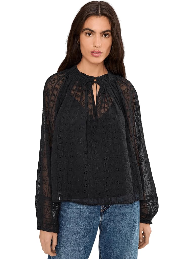 Black Madewell Nayla Lace Top