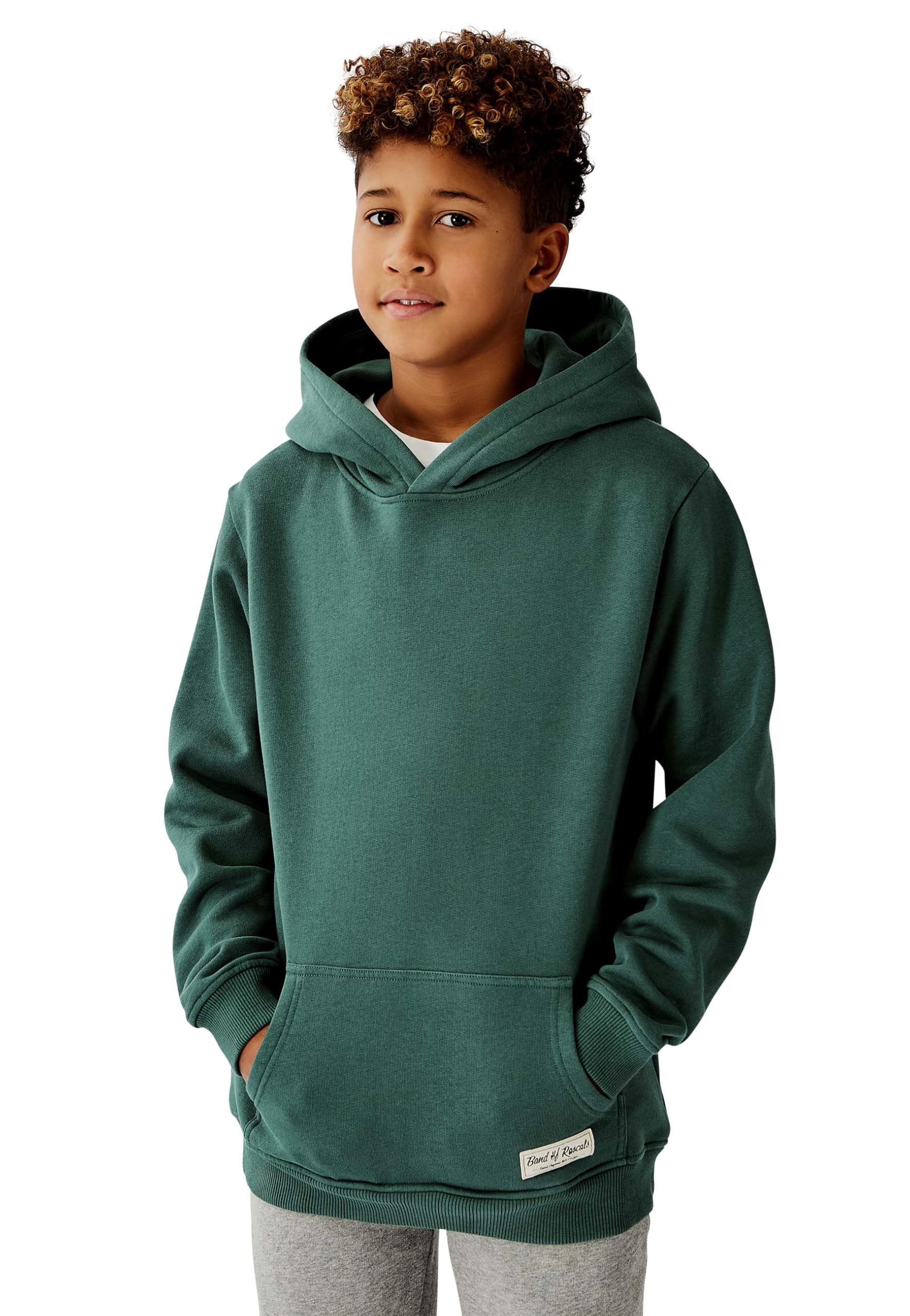 Band of Rascals Kinder Kapuzenpullover Plain aus Bio-Baumwolle