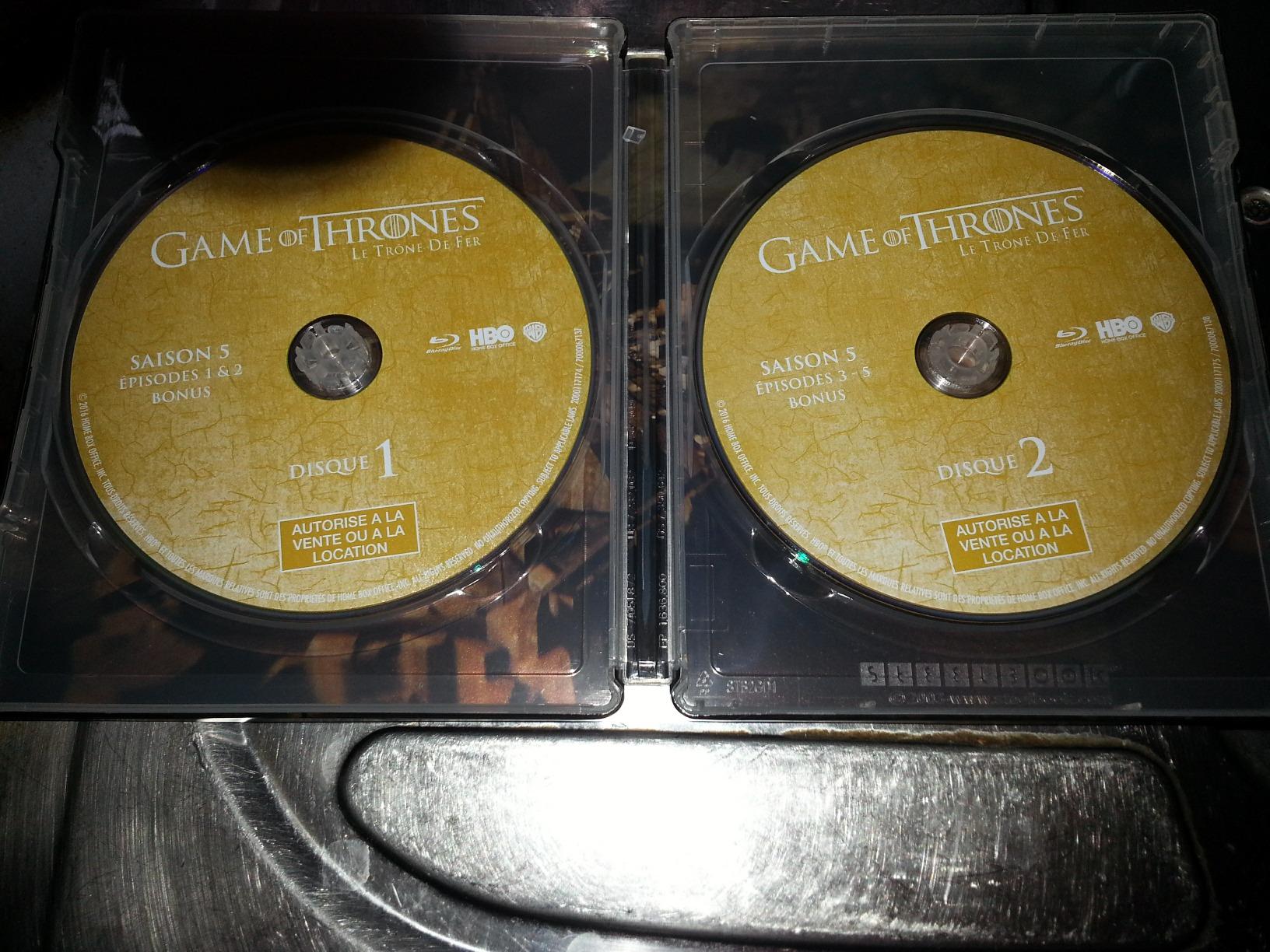 Game Of Thrones Staffel 5 Blu Ray Media Markt www.amazon.fr