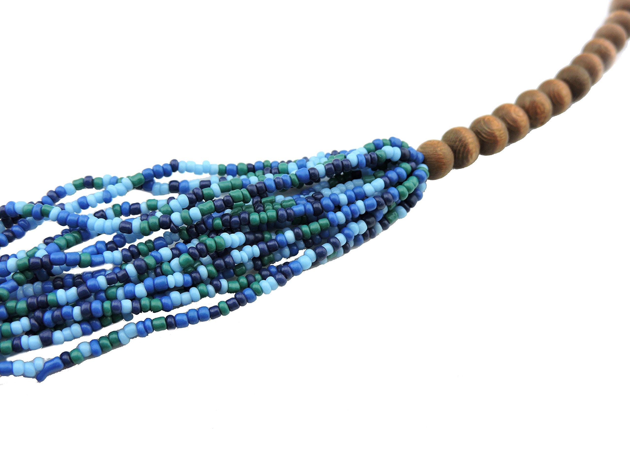 BOCAR Long collier de perles fait à la main avec boîte cadeau (NK-10407)
