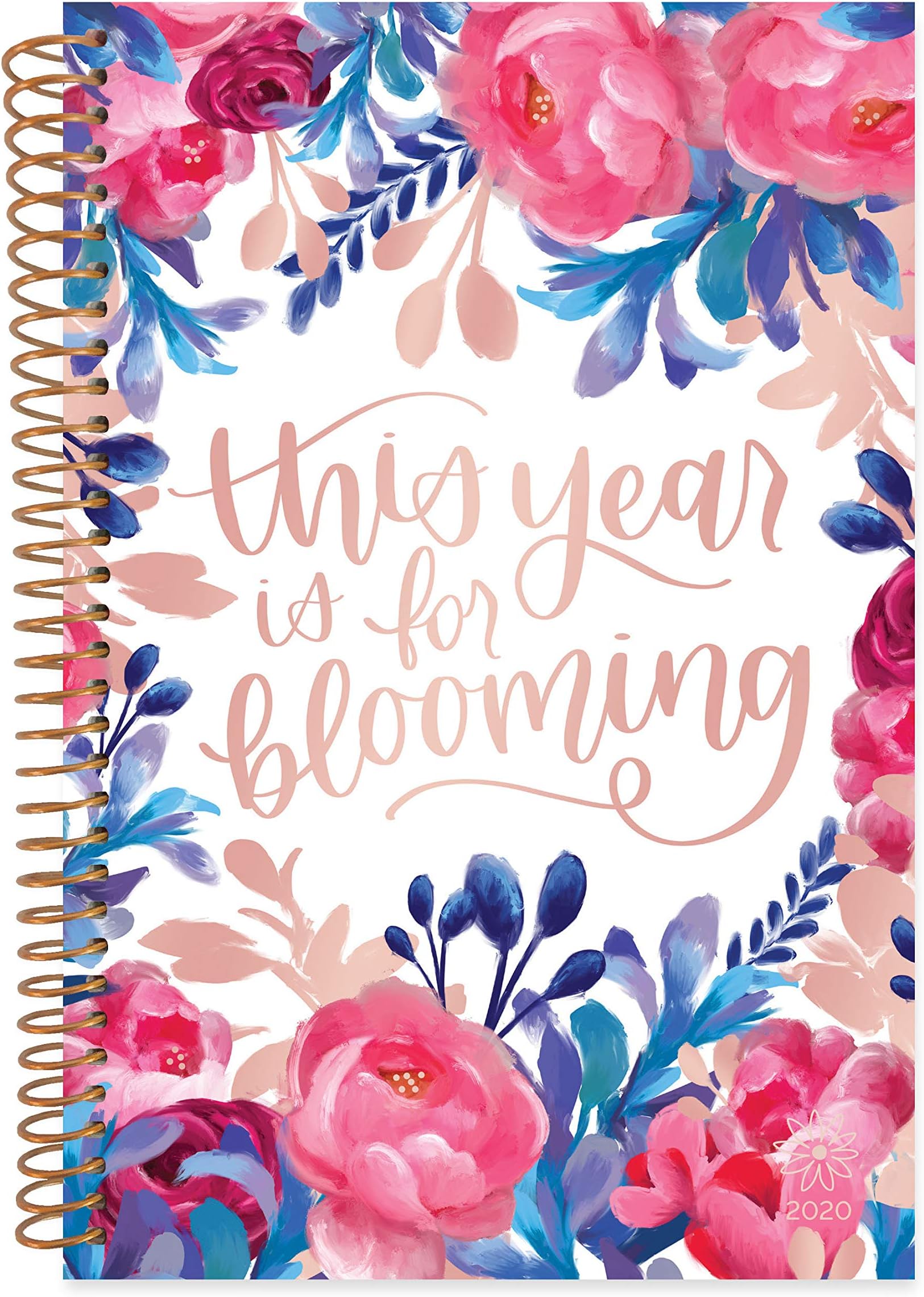 bloom daily planners 2020 Calendar Year Day Planner Book - Soft Cover Weekly/Monthly Dated Agenda Organizer (January 2020 - December 2020) - 6" x 8.25" - This Year is for Blooming