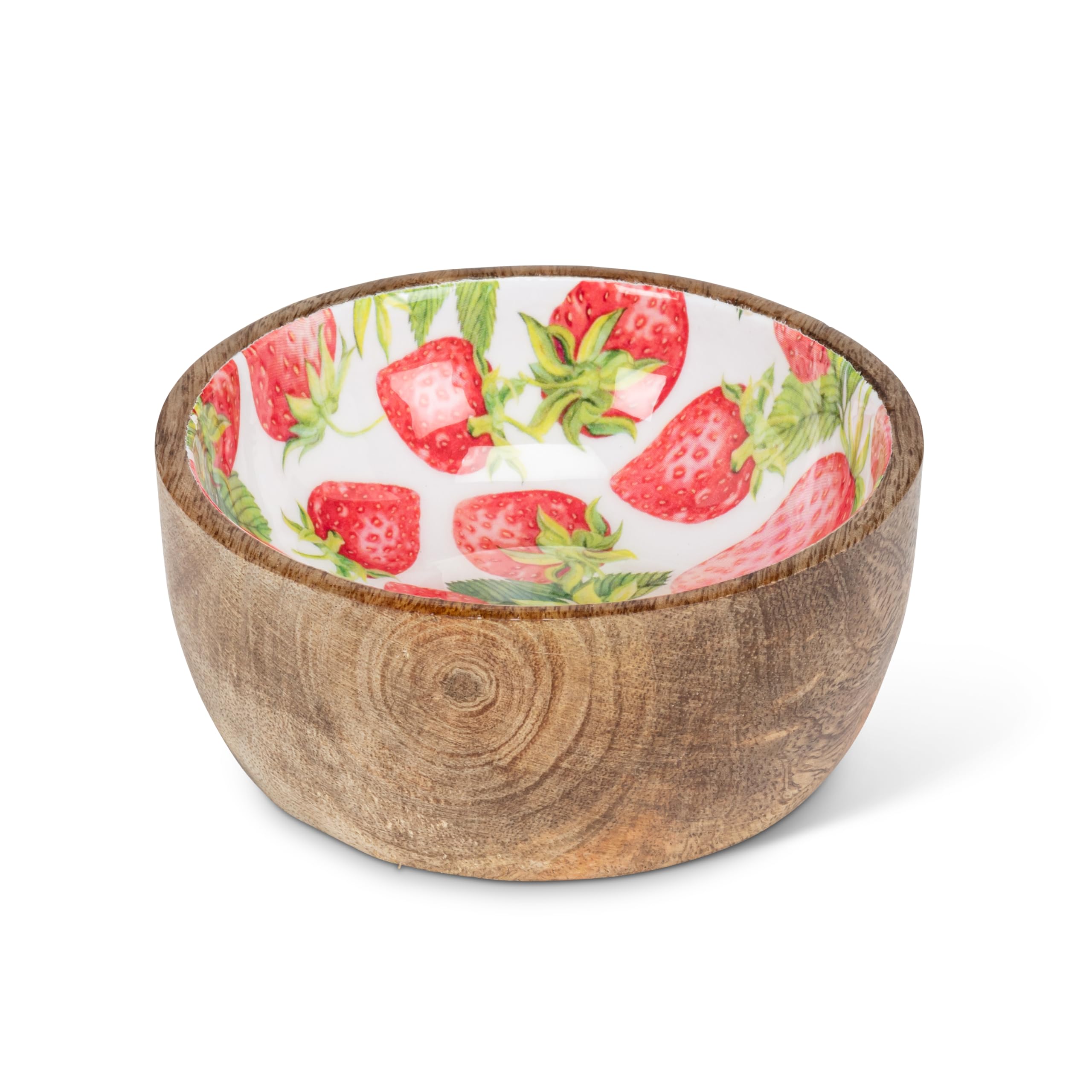 Abbott Collection Home Red Strawberries Decorative Bowl
