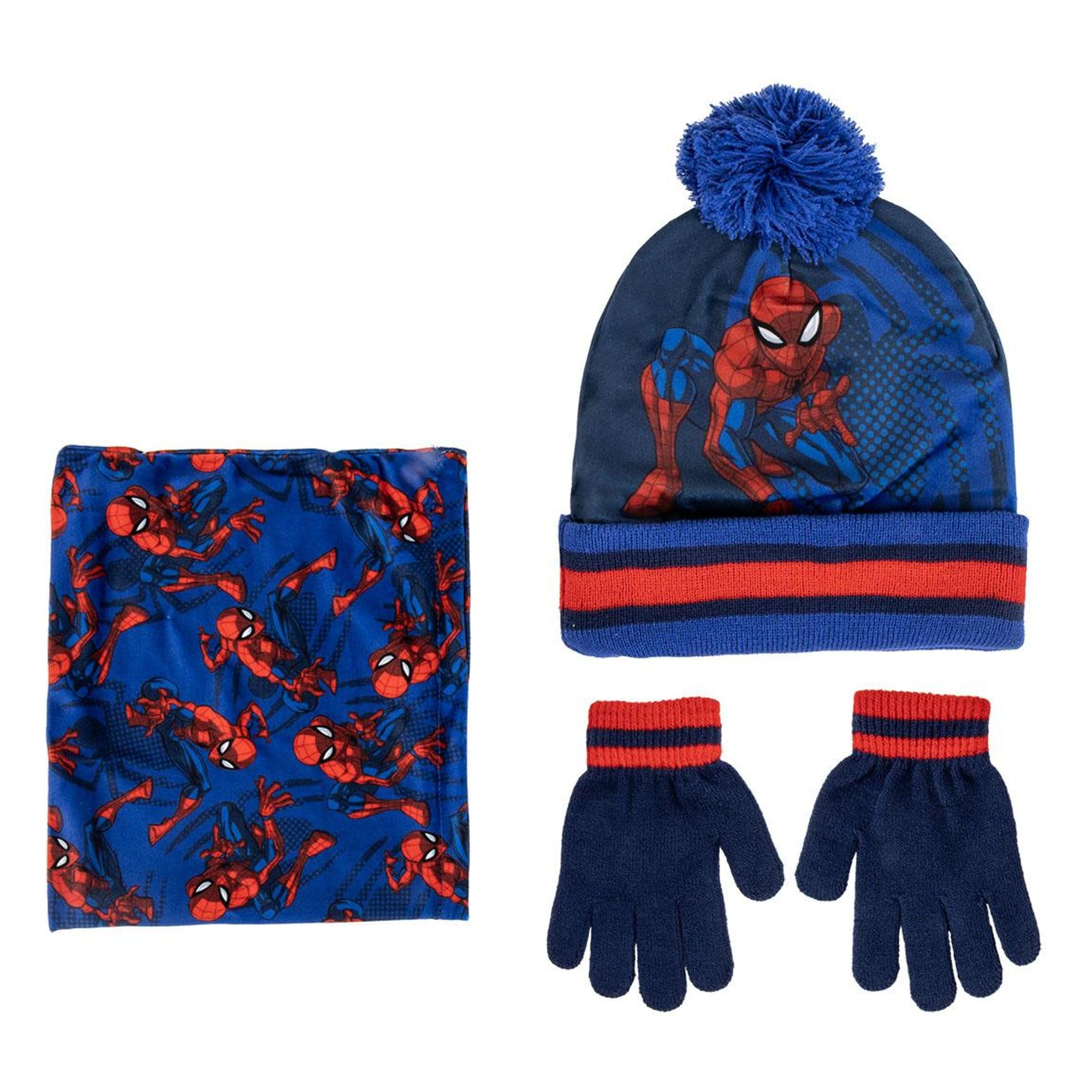 CERDÁ LIFE'S LITTLE MOMENTS Conjunto Gorro, Guantes y Braga Spiderman Cómodo y Práctico Ideal para el Día a Día