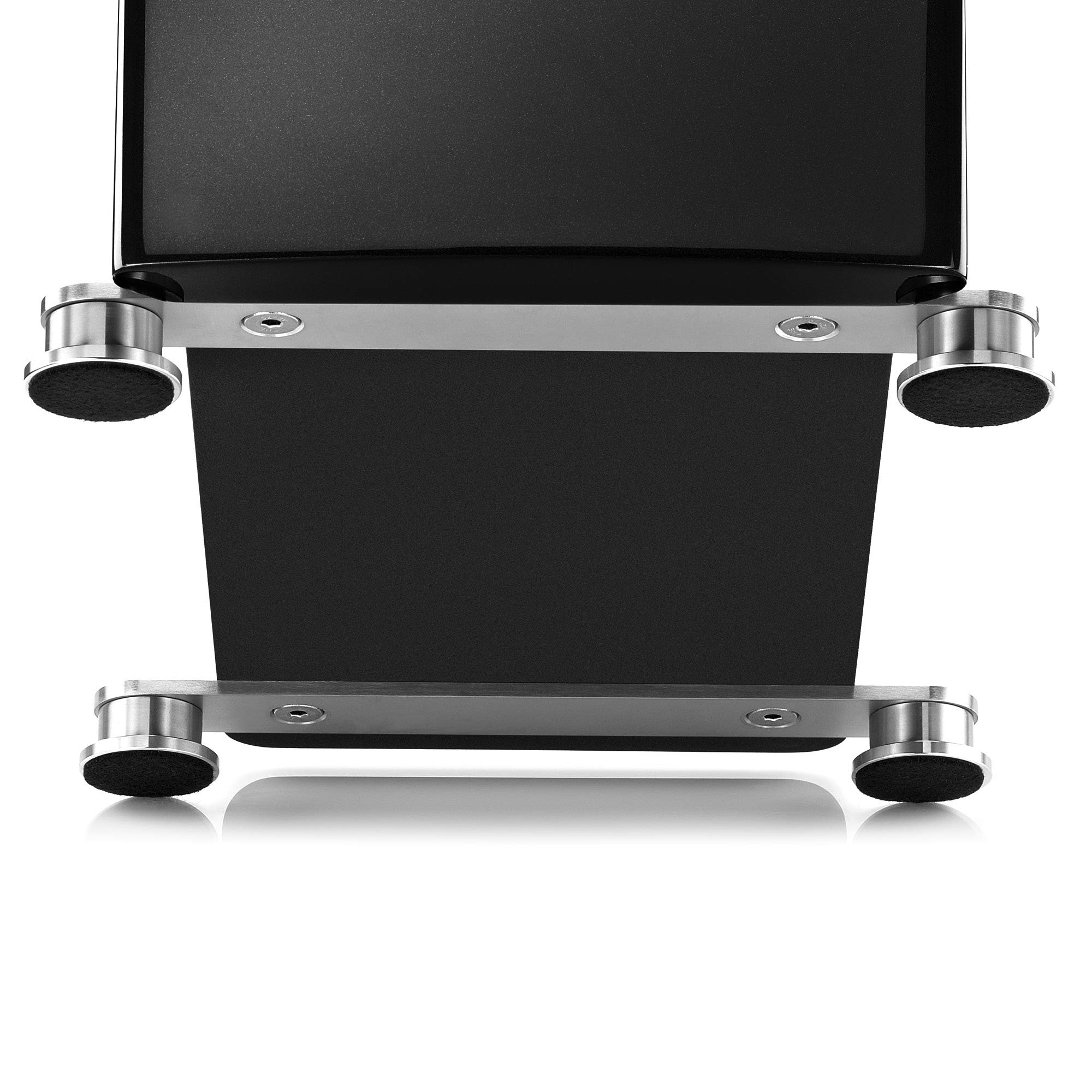 Nubert nuVero 170 | Rot/Schwarzer Standlautsprecher | 1 Stück High End Standlautsprecher | Lautsprecher für Stereo | HiFi Qualität auf höchstem Niveau | Passive Standbox mit 4 Wegen Made in Germany