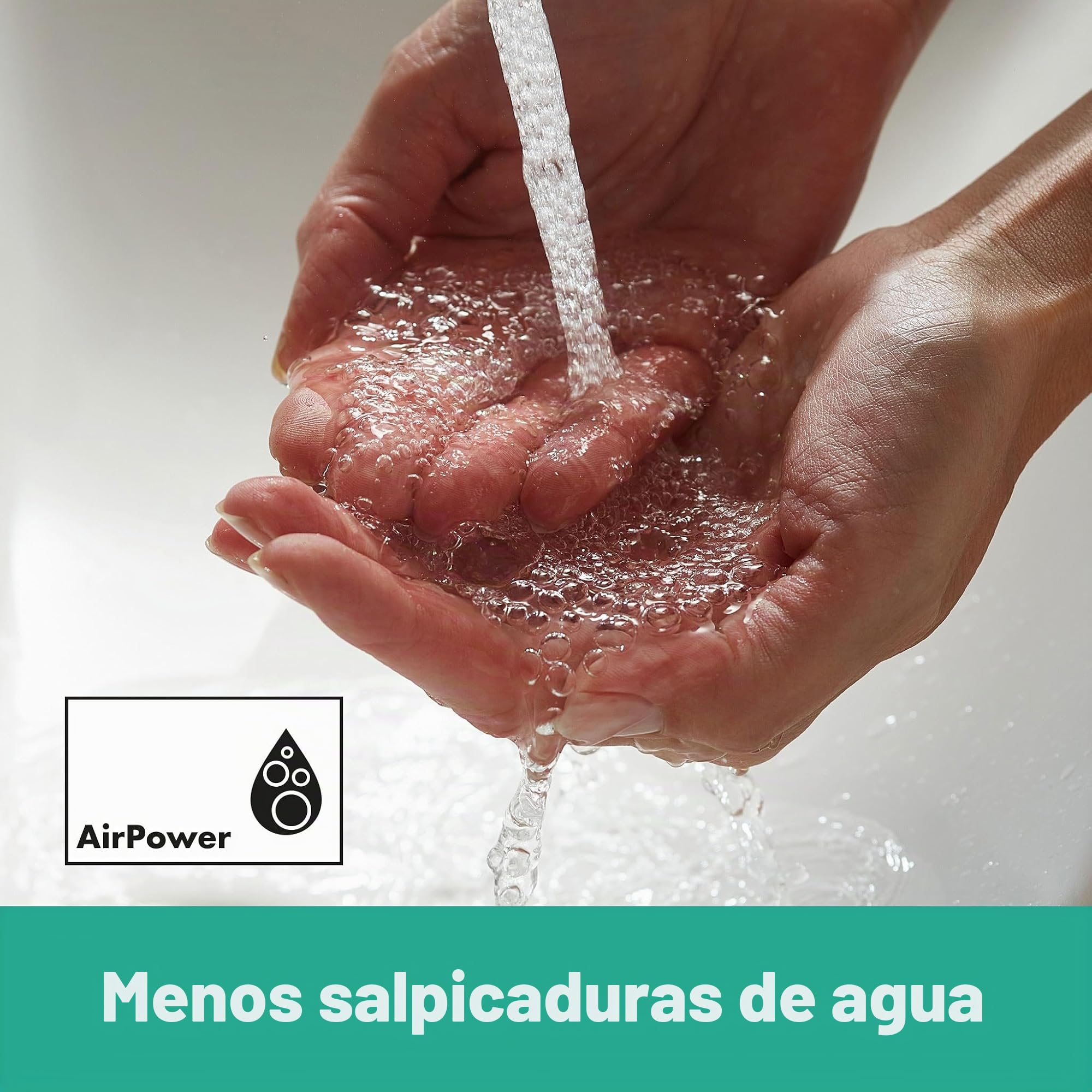 hansgrohe Talis E - grifo lavabo con vaciador Push-Open, grifo monomando lavabo 104 mm, mezclador monomando lavabo ahorro de agua (EcoSmart), cromo, 71711000