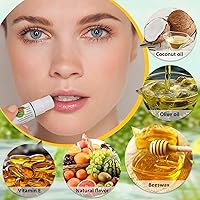 Vista 3 de DMSKY Paquete de 12 bálsamos labiales, bálsamo labial natural a granel con vitamina E y aceite de coco, bálsamo labial hidratante para labios