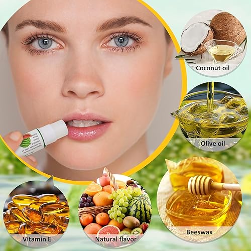 Miniatura 10 de DMSKY Paquete de 60 bálsamos labiales de vitamina E a granel con aceite de coco, ingredientes 100% naturales, tratamiento hidratante, calmante,