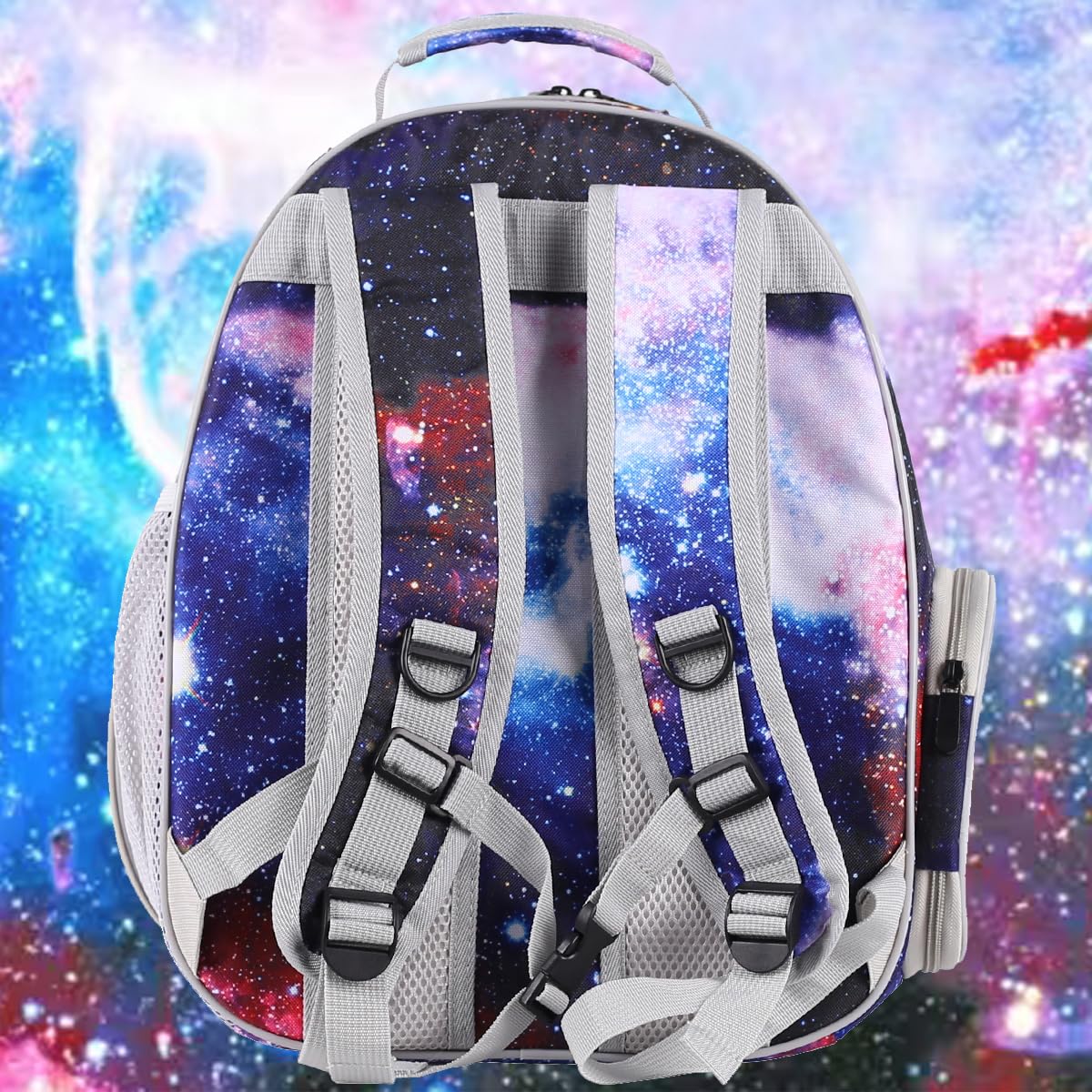 Space Capsule - Mochila transparente con ventana de burbujas para mascotas para gatos y cachorros pequeños