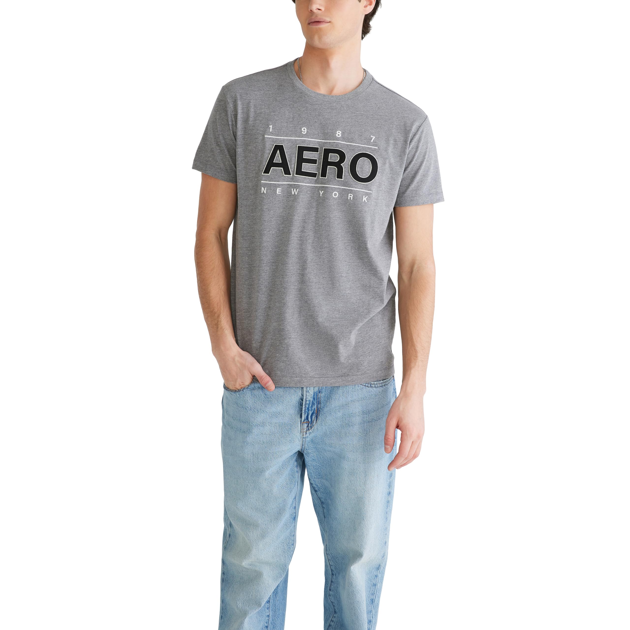 AEROPOSTALEMen's Aero Center Chest Logo NYC Graphic (Pack of 7)