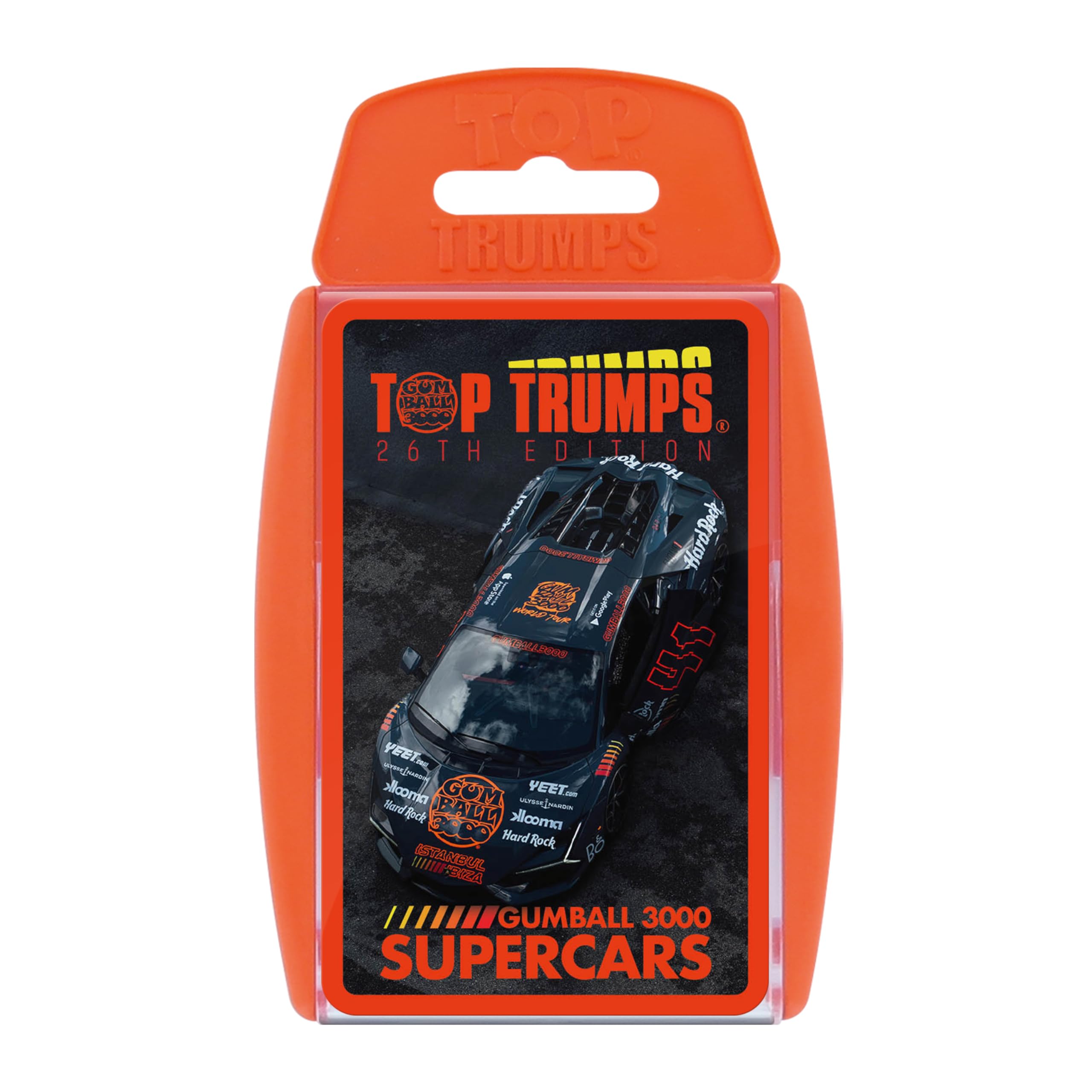 Top Trumps Gumball 3000 Superstars & Supercars Educational travel game Play with friends Travel Companion makes a great gift for ages 12 plus