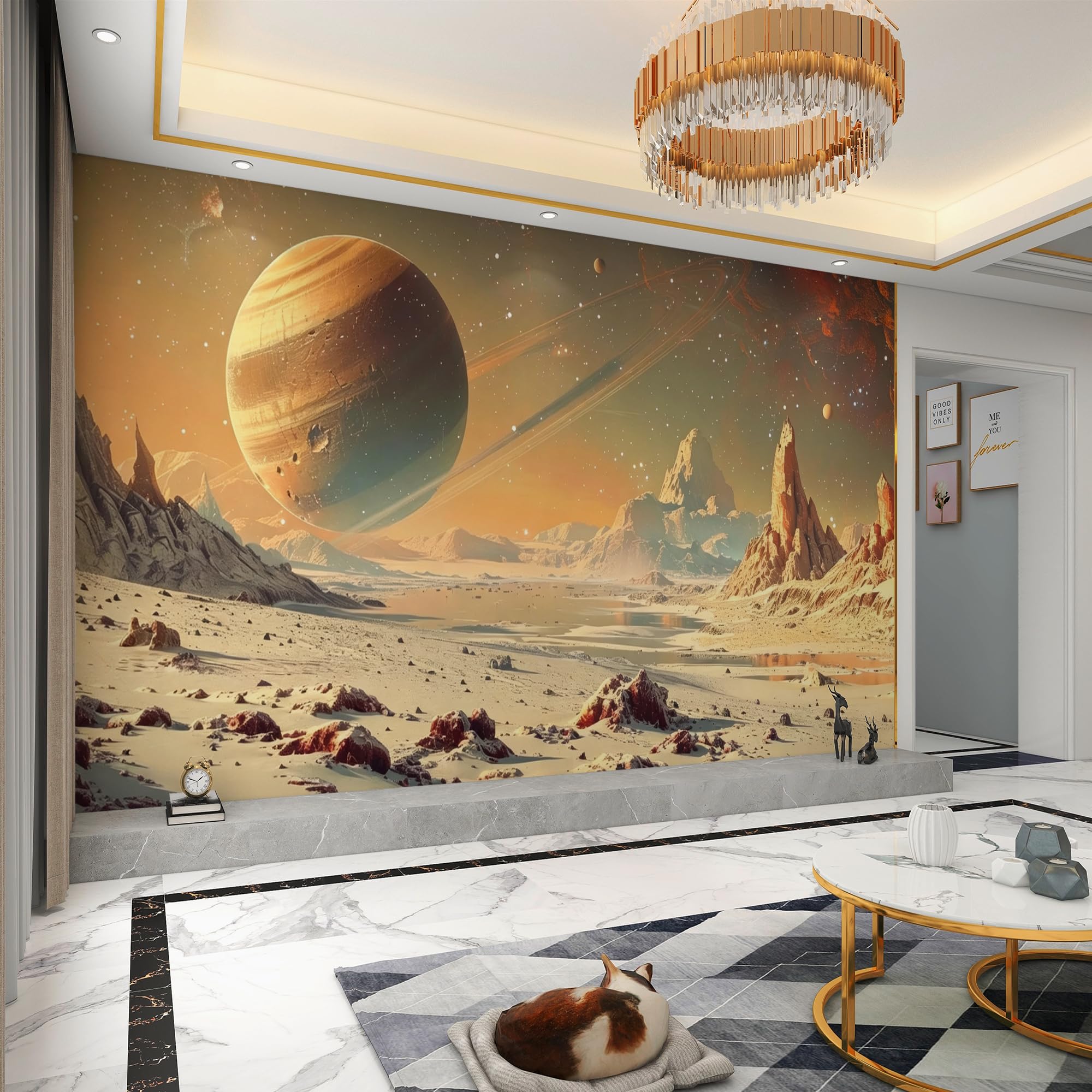 Fototapete Planet Weltraum Motivtapete Vliestapete 300x210cm