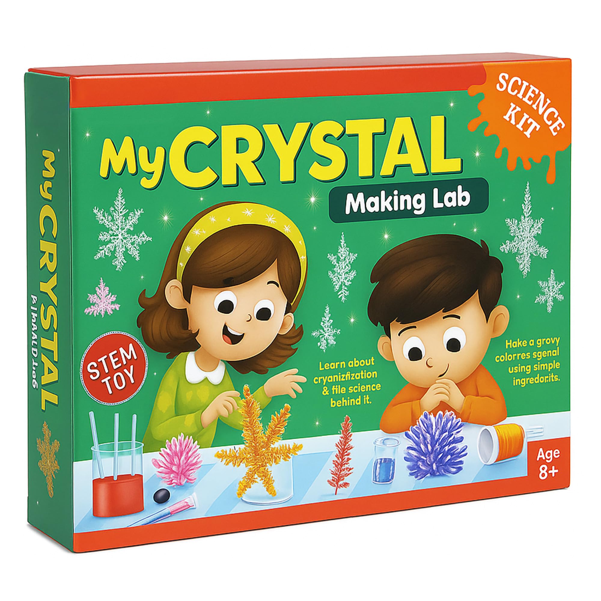 Amazon Brand - Jam & Honey Crystal Seeds Science Experiment Kit for Kids Set of 6 Crystal Growing STEM Learning Toy DIY Science Activity Educational Kit for Boys and Girls Age 8+ School Project Set-image-35