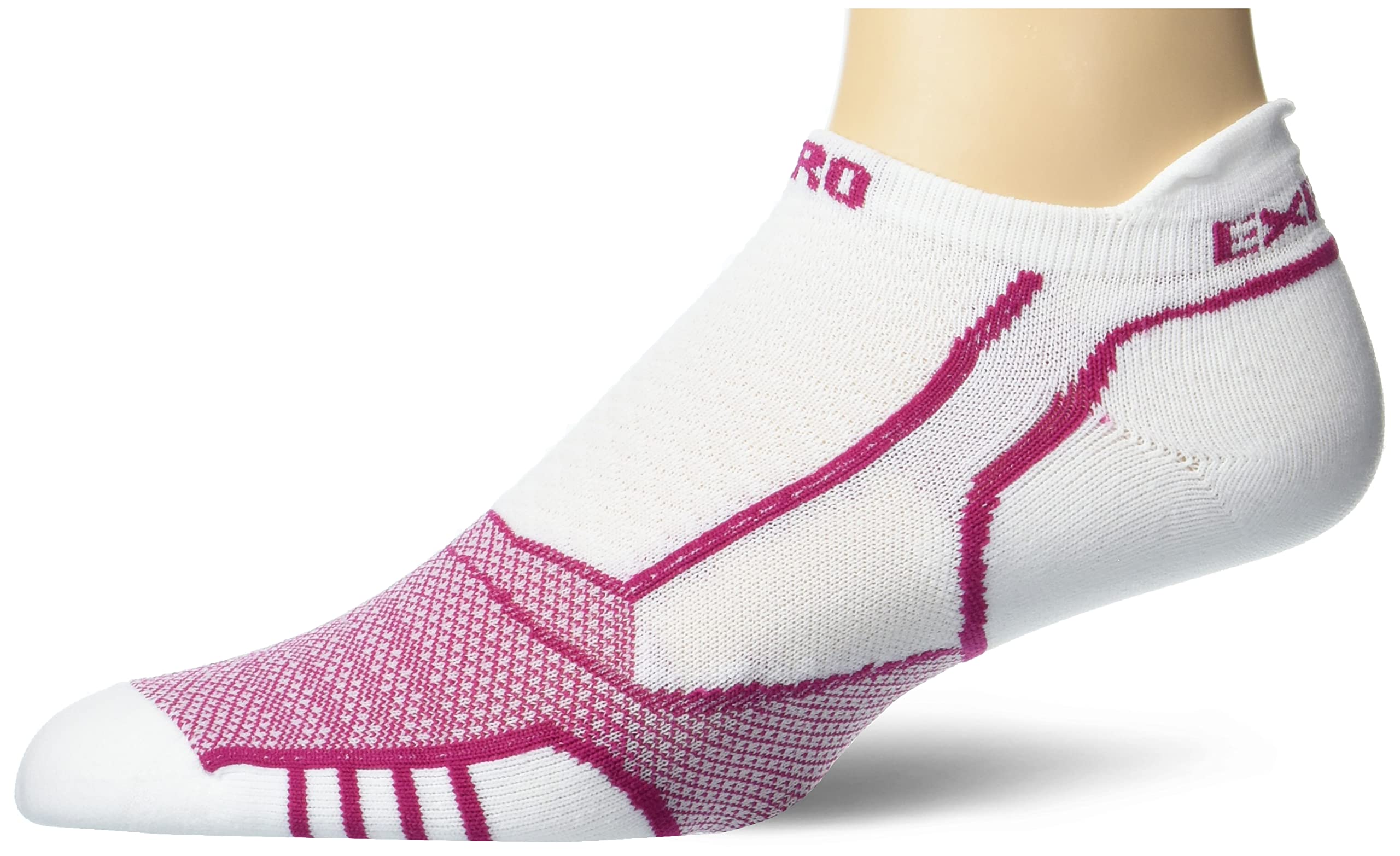 Thorlos Unisex's Xptu01 Running Socks, Rose, Medium