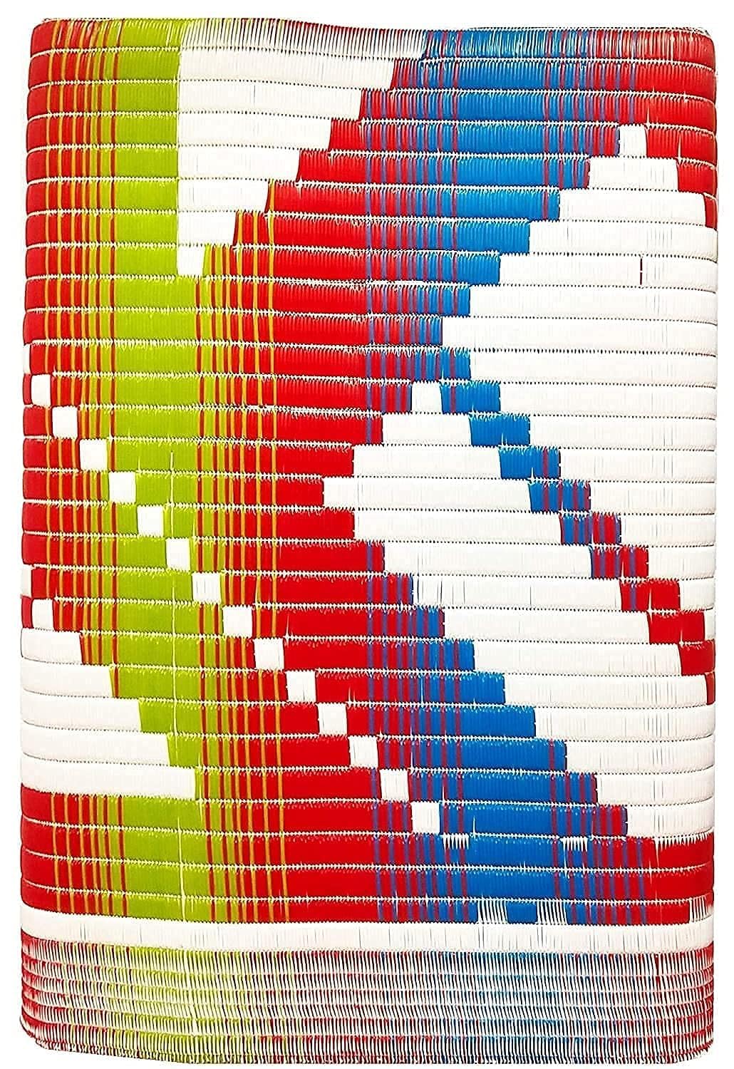 Plastic Floor Mat (Multicolour, 6 ft x 4ft)-picture-32