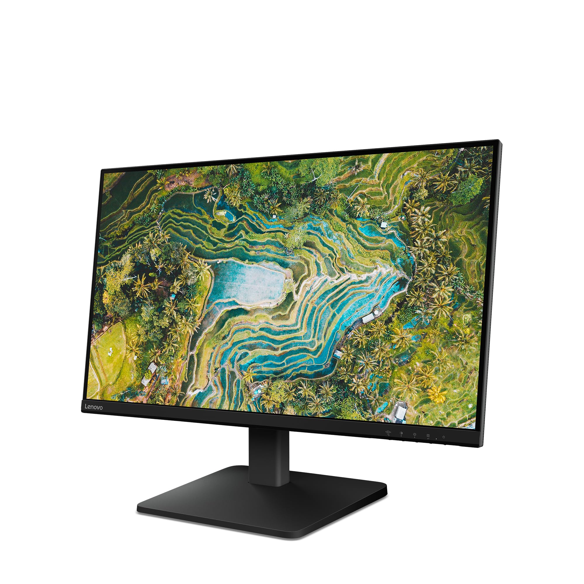 Lenovo L27qe - Monitor QHD 27" (IPS, Tasa de Refresco 100 Hz, Tiempo de Respuesta 4ms, 16:9, HDMI 2.1 - DP 1.4, VESA Adaptive Sync, Montaje VESA 100 mm, Soporte Inclinable) Negro