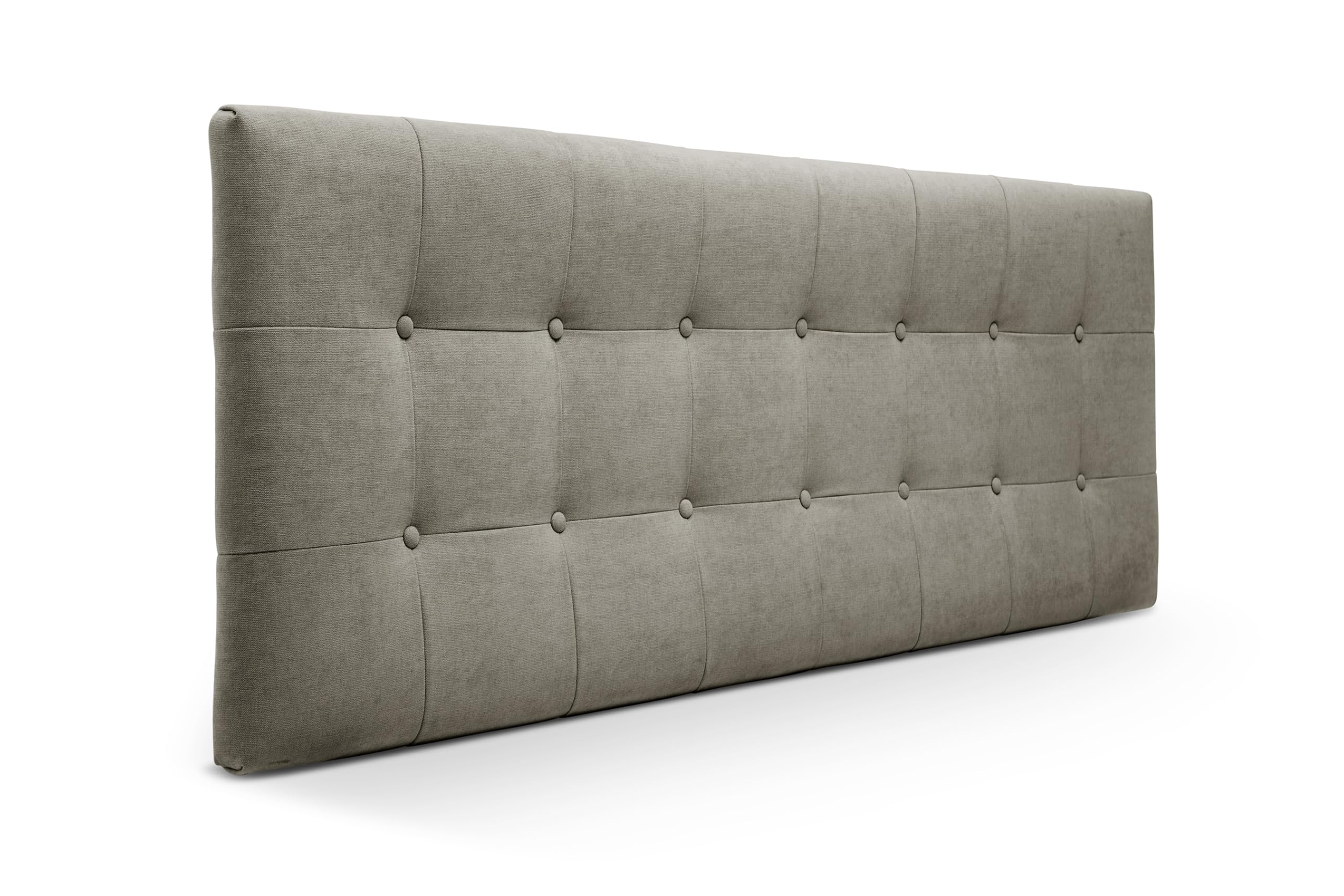 SUENOSZZZ-ESPECIALISTAS DEL DESCANSO Cabeceros de Cama 135 cm. Cabezales de Cama Acolchado Zurich. Cabezal tapizado ACUALINE limpiafacil. Cabeceros de Cama Matrimonio. Color Gris.