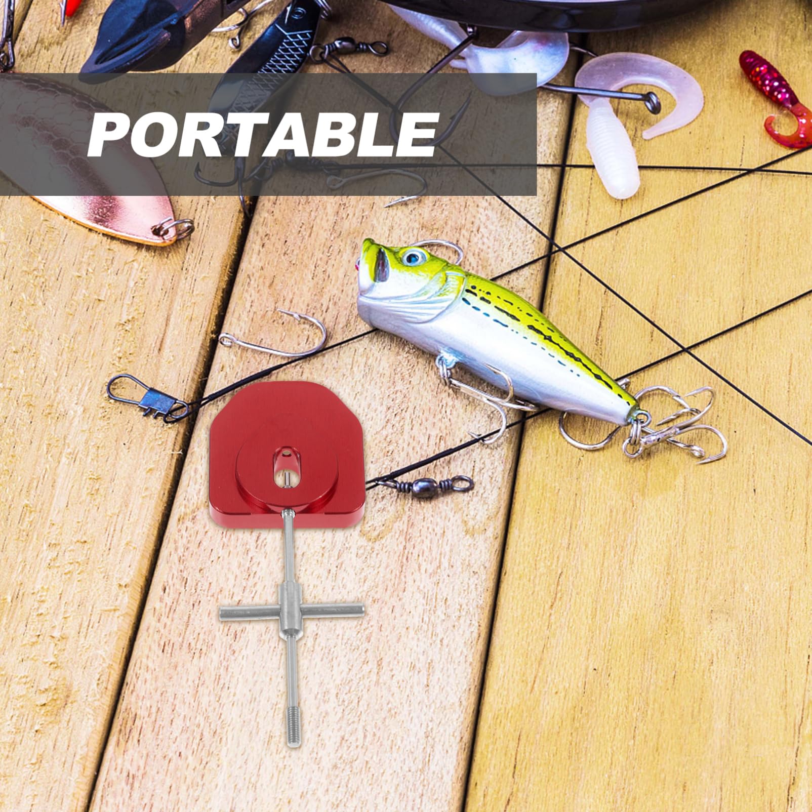 KOMBIUDA Reel Bearing Removal Tool Fishing Reel Repair Maintenance Kit Aluminum Alloy Pin Remover Essential Fishing Tools