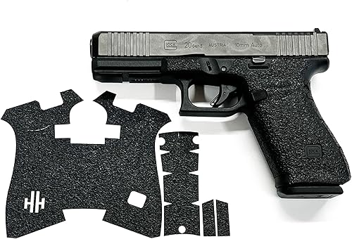 Handleitgrips Cinta de agarre para pistola compatible con Glock 20/21 Gen 5 MOS | Cinta adhesiva para agarre de pistola | Accesorios para pistolas |