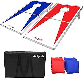 GoSports Regulation Size Cornhole Set with Aluminum Frame
