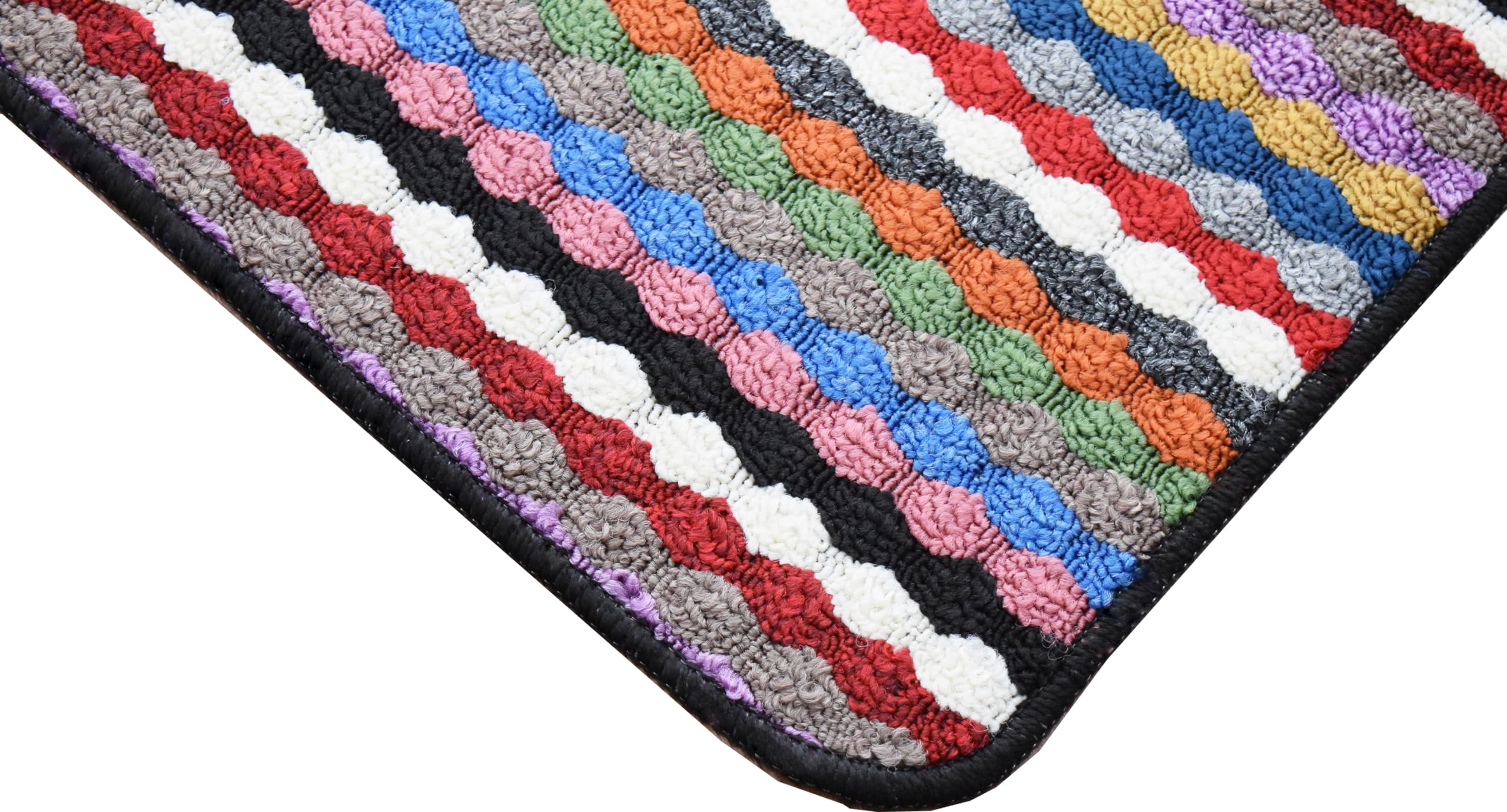 SrS Rugs® Non Slip Kitchen Door Mats & Hallway Runners Washable Rug UK (Multi, 80cm x 300cm) — image 1