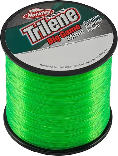 Miniatura 11 de Berkley Trilene Big Game - Sedal de pesca monofilamento Verde,Transparente,Solar Collector,Naranja (Blaze Orange),Líder mono claro,Marrón