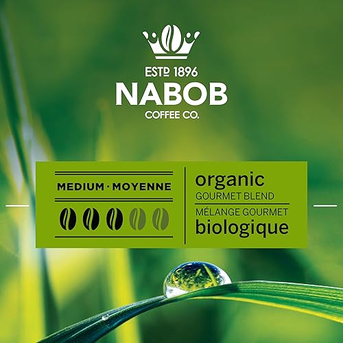 Miniatura 4 de Nabob Café molido orgánico de mezcla gourmet, 32.3 onzas, (6 unidades) {Importado de Canadá}