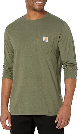 Carhartt Men's Force Relaxed Fit Midweight Long-Sleeve Pocket T-Shirt