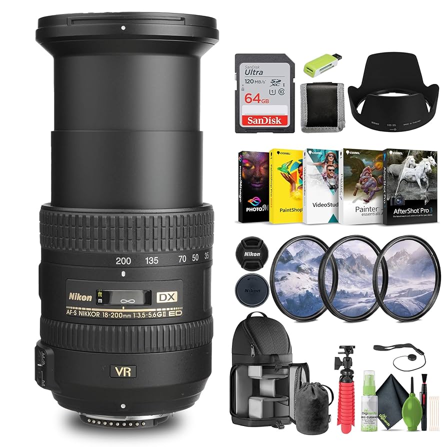 Amazon.com: Nikon AF-S DX NIKKOR 18-200mm f/3.5-5.6G ED VR