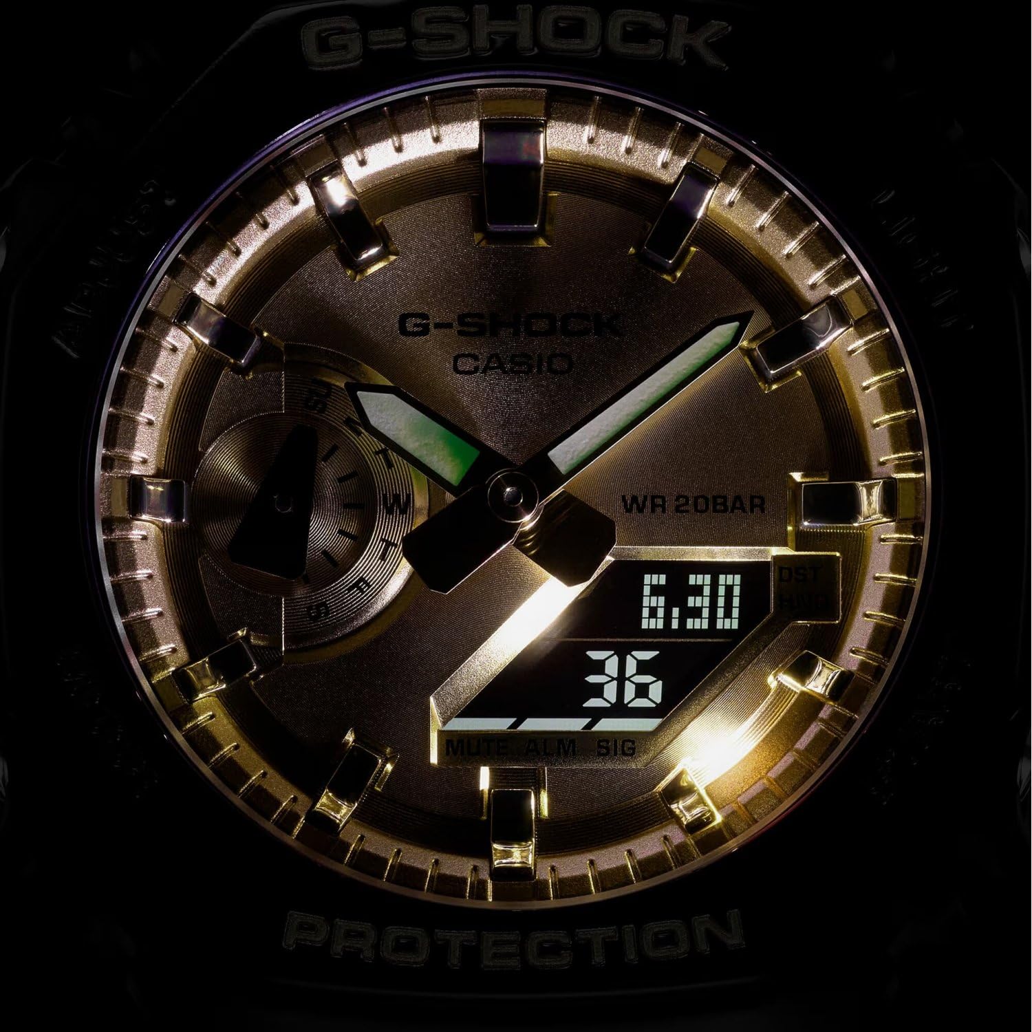 Casio G-Shock Classic GA-2100GB-1AER Orologio da polso uomo 200m resistente all´acqua
