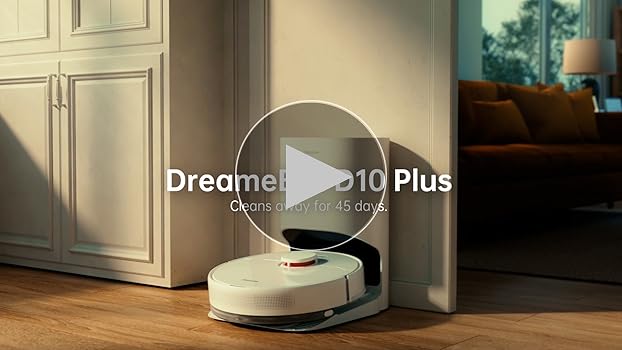 dreame D10 Plus Robot aspirateur et balai à franges avec