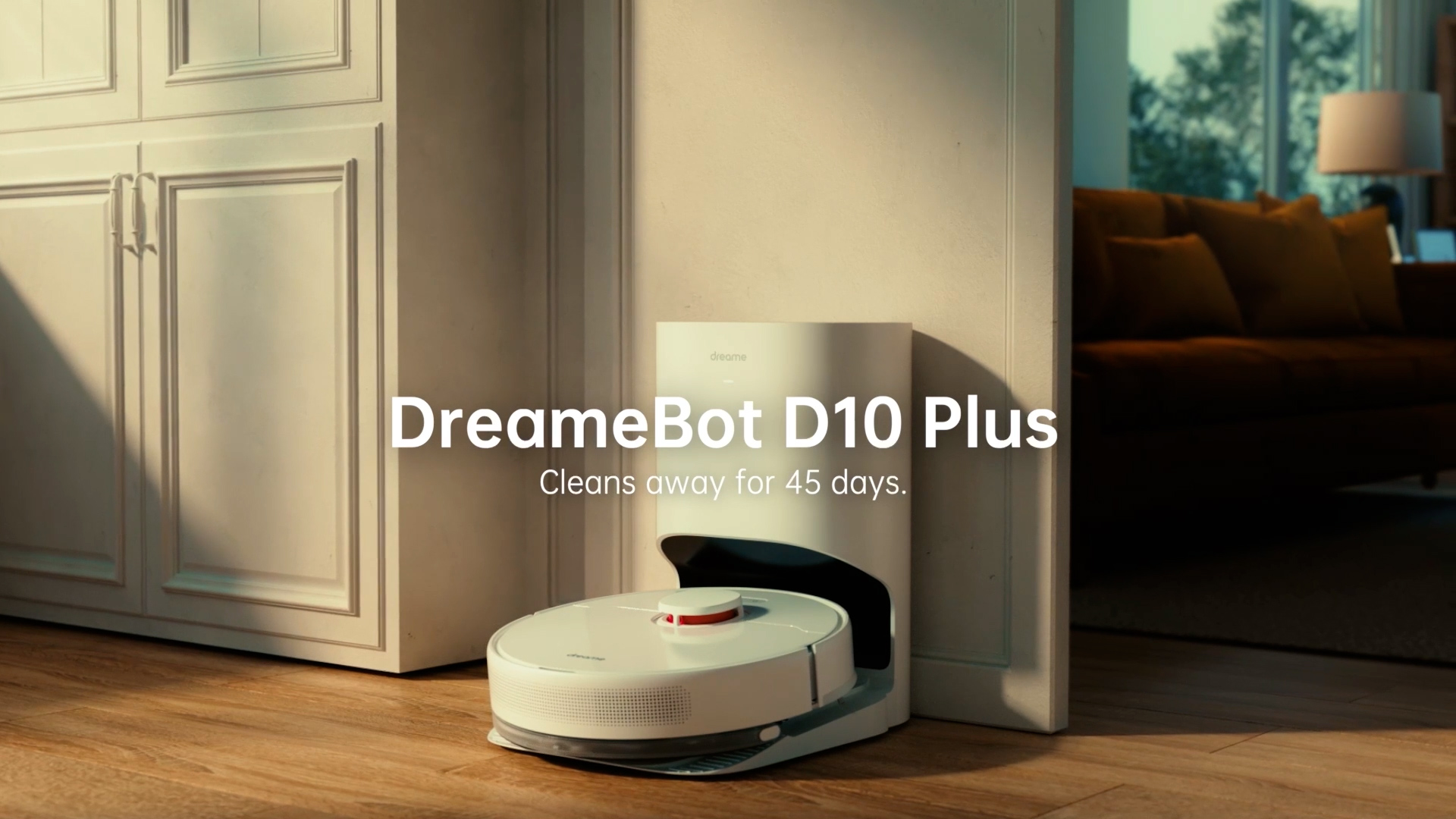 dreame D10 Plus Robot Vacuum and Mop with Self-Emptying Base